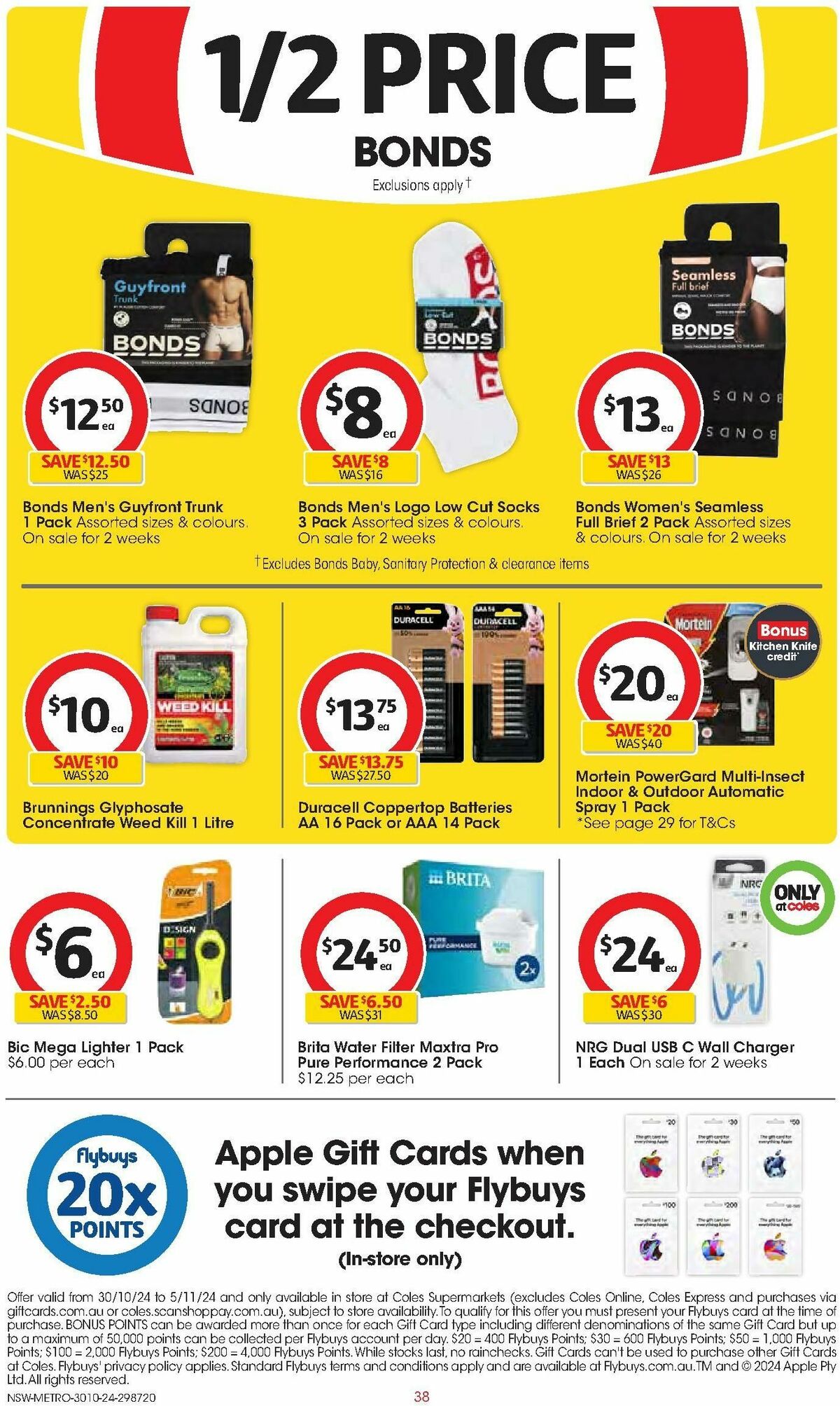 Coles Catalogues from 30 October