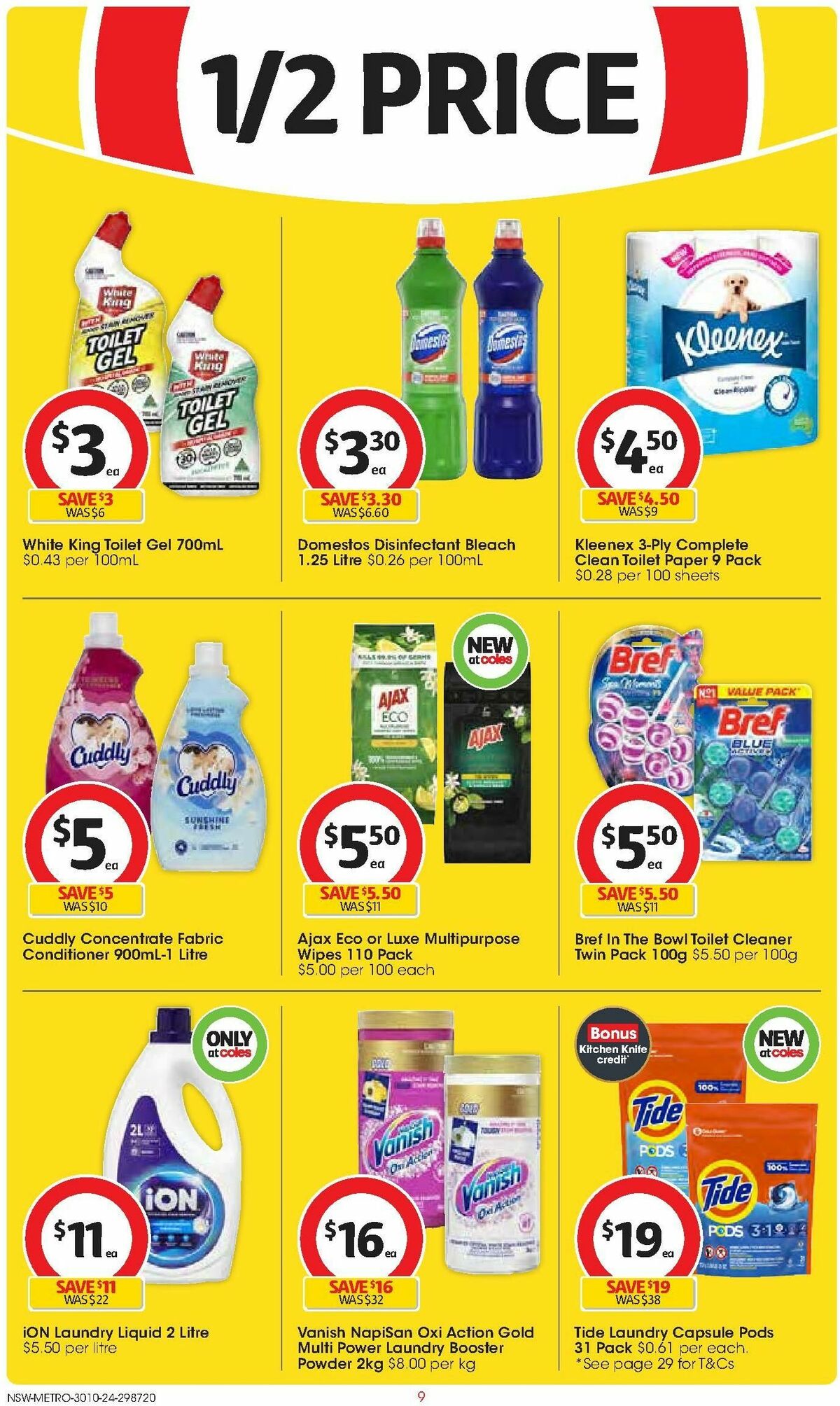 Coles Catalogues from 30 October