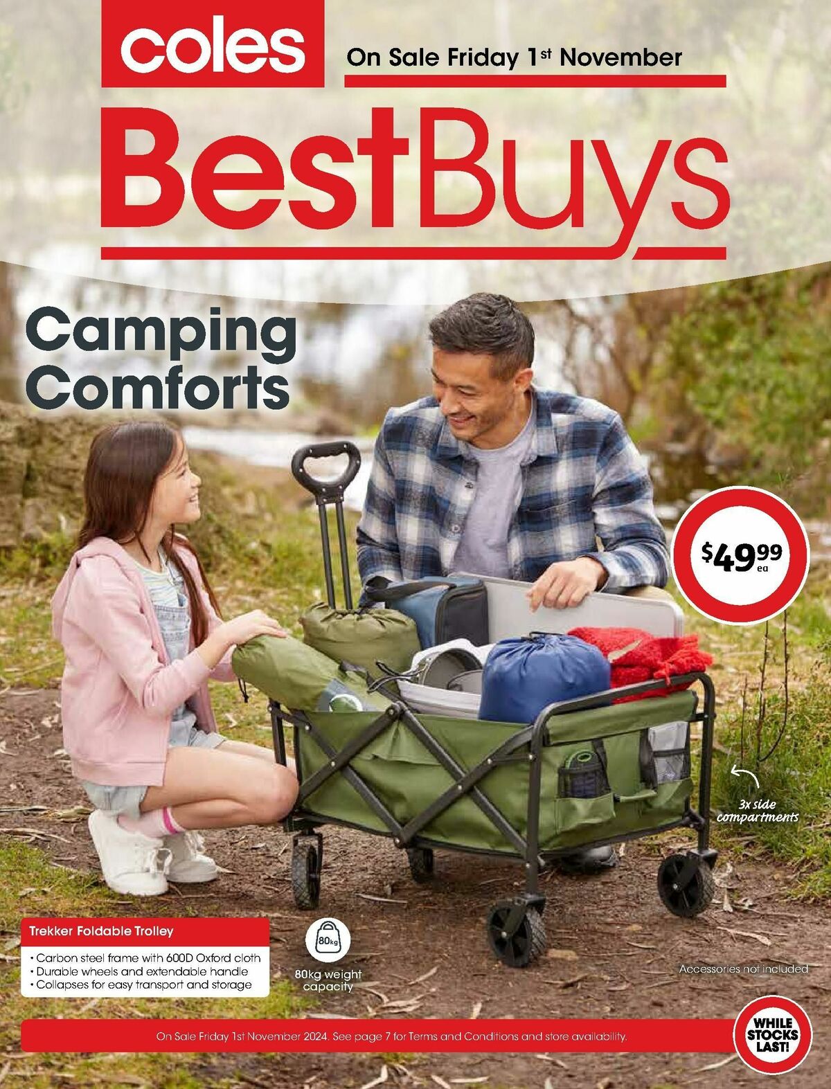 Coles Best Buys - Camping Comforts Catalogues from 1 November