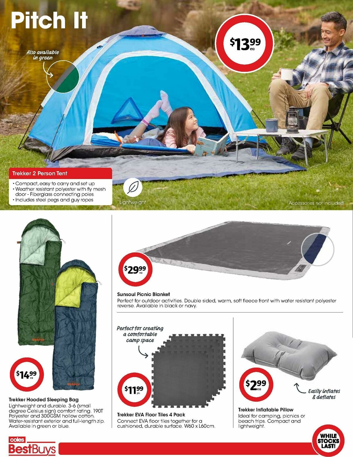 Coles Best Buys - Camping Comforts Catalogues from 1 November