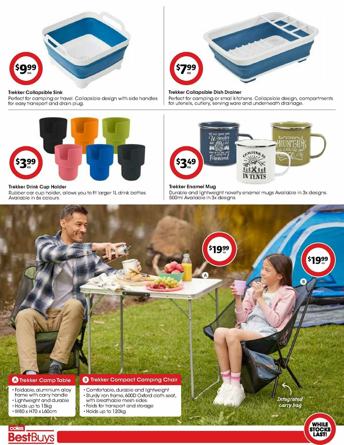 Coles Best Buys - Camping Comforts Catalogues from 1 November