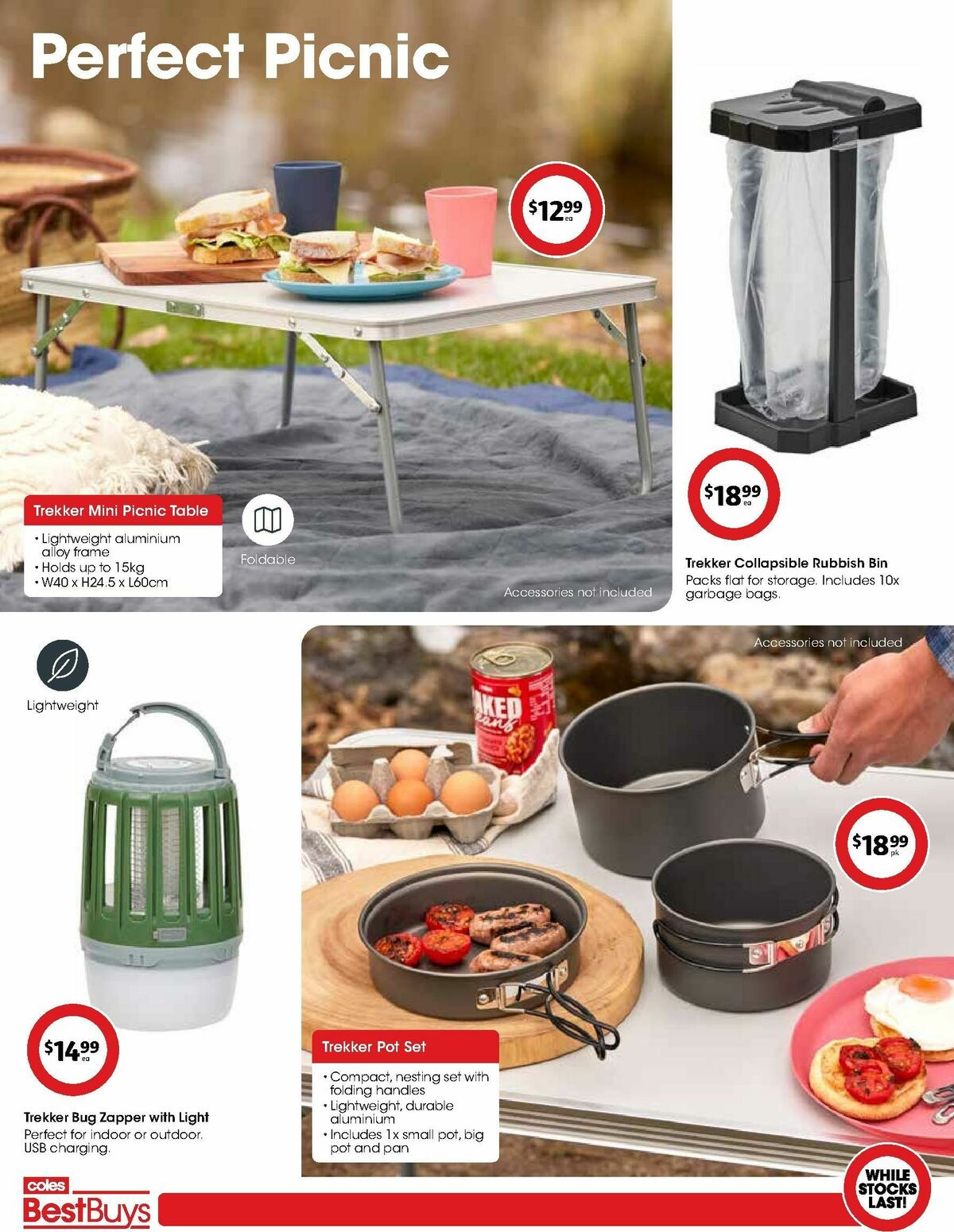 Coles Best Buys - Camping Comforts Catalogues from 1 November