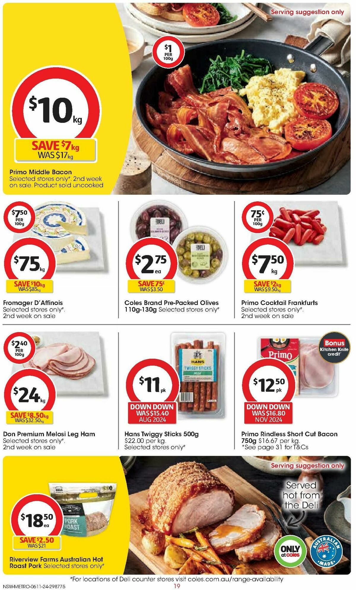 Coles Catalogues from 6 November