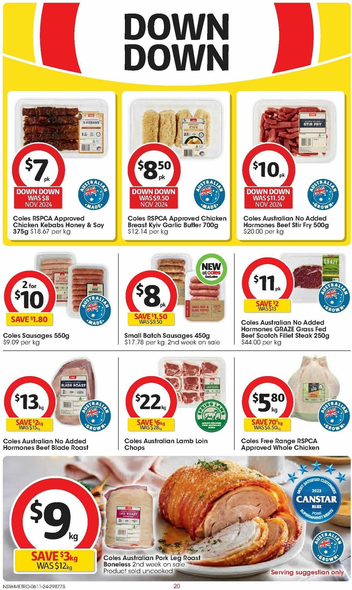 Coles Catalogues from 6 November