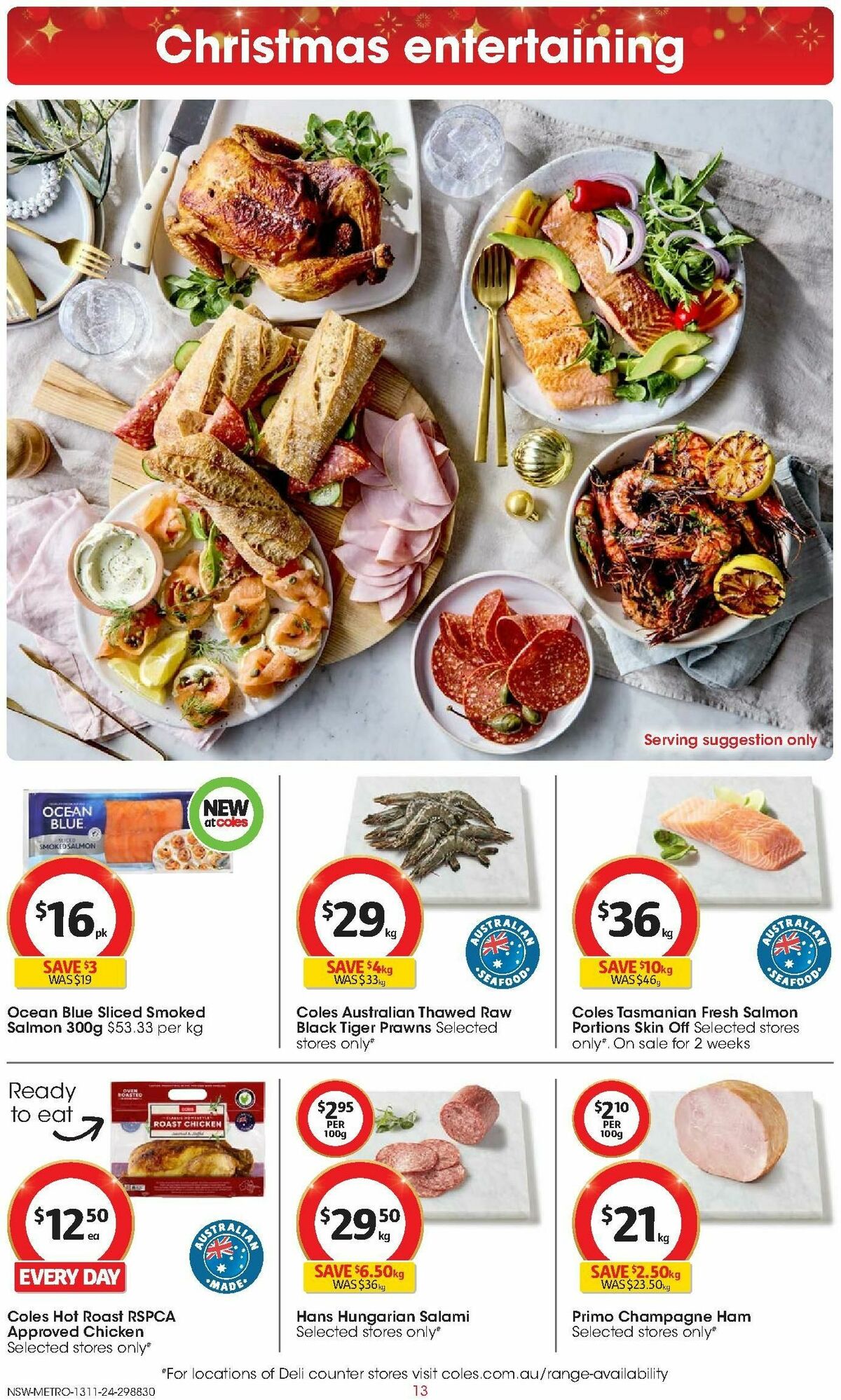 Coles Catalogues from 13 November