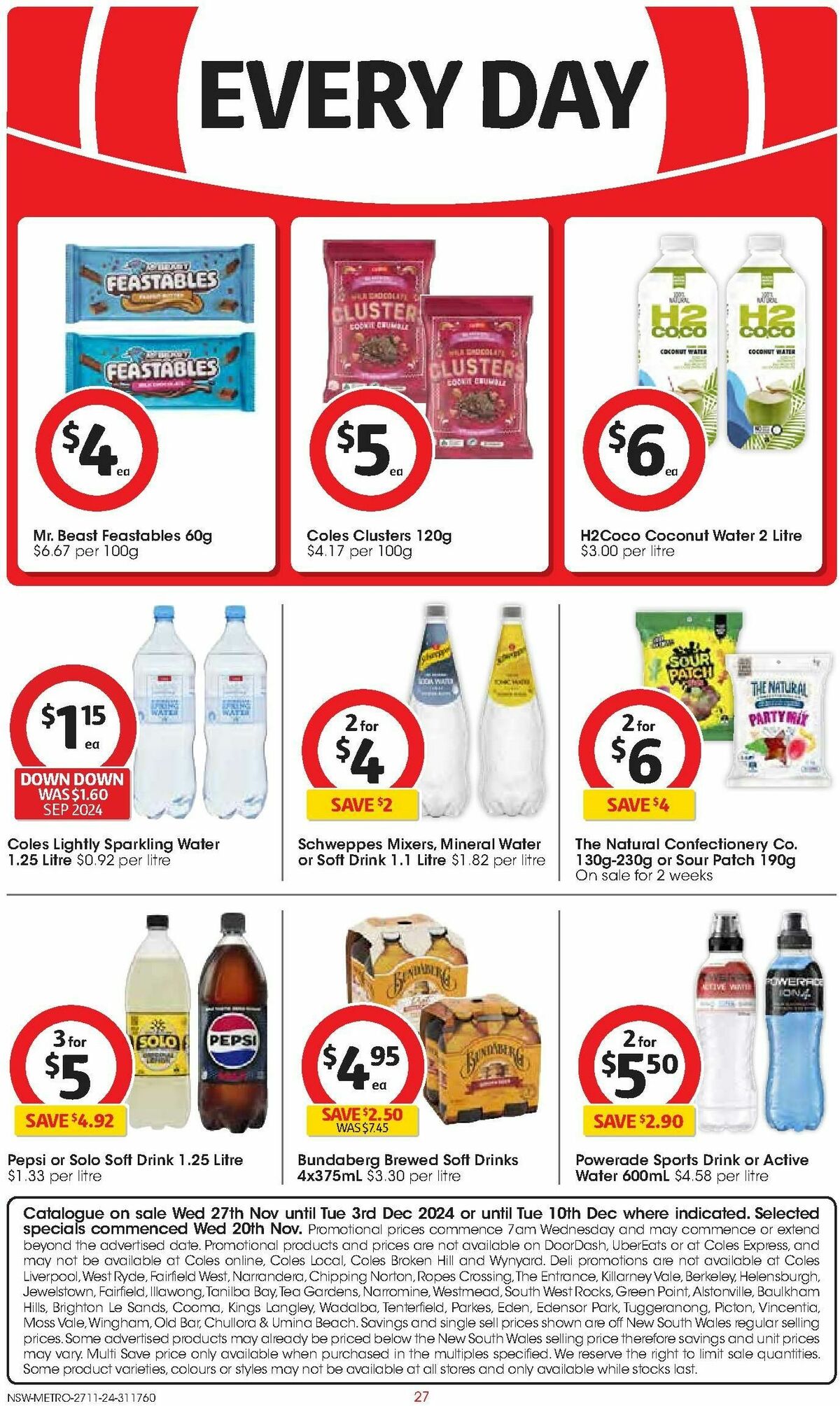 Coles Catalogues from 27 November