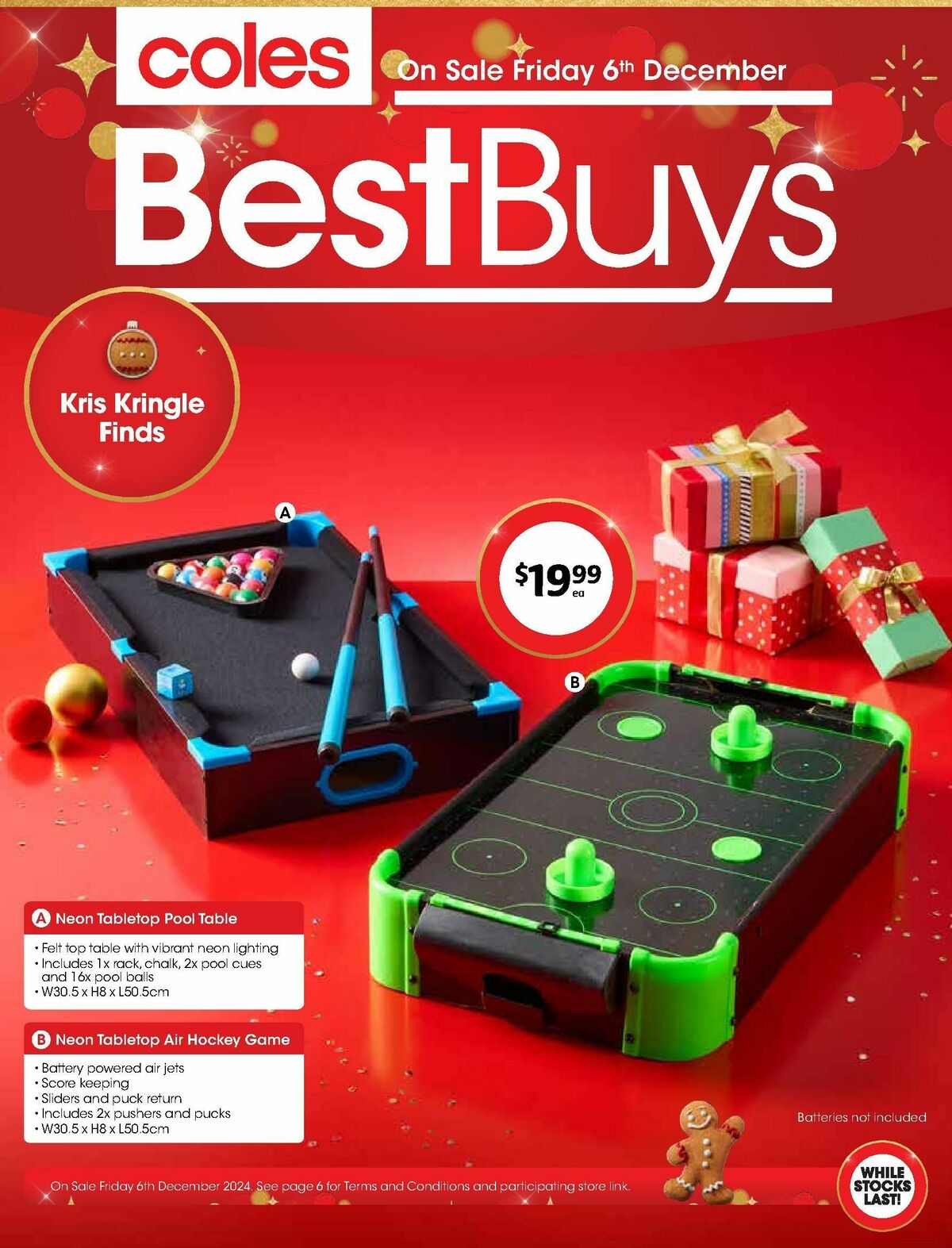 Coles Best Buys - Kris Kringle Finds Catalogues from 6 December