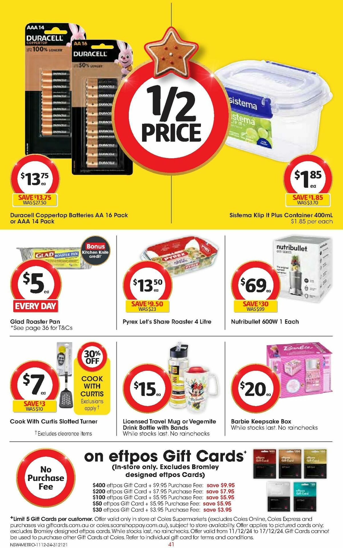 Coles Catalogues from 11 December