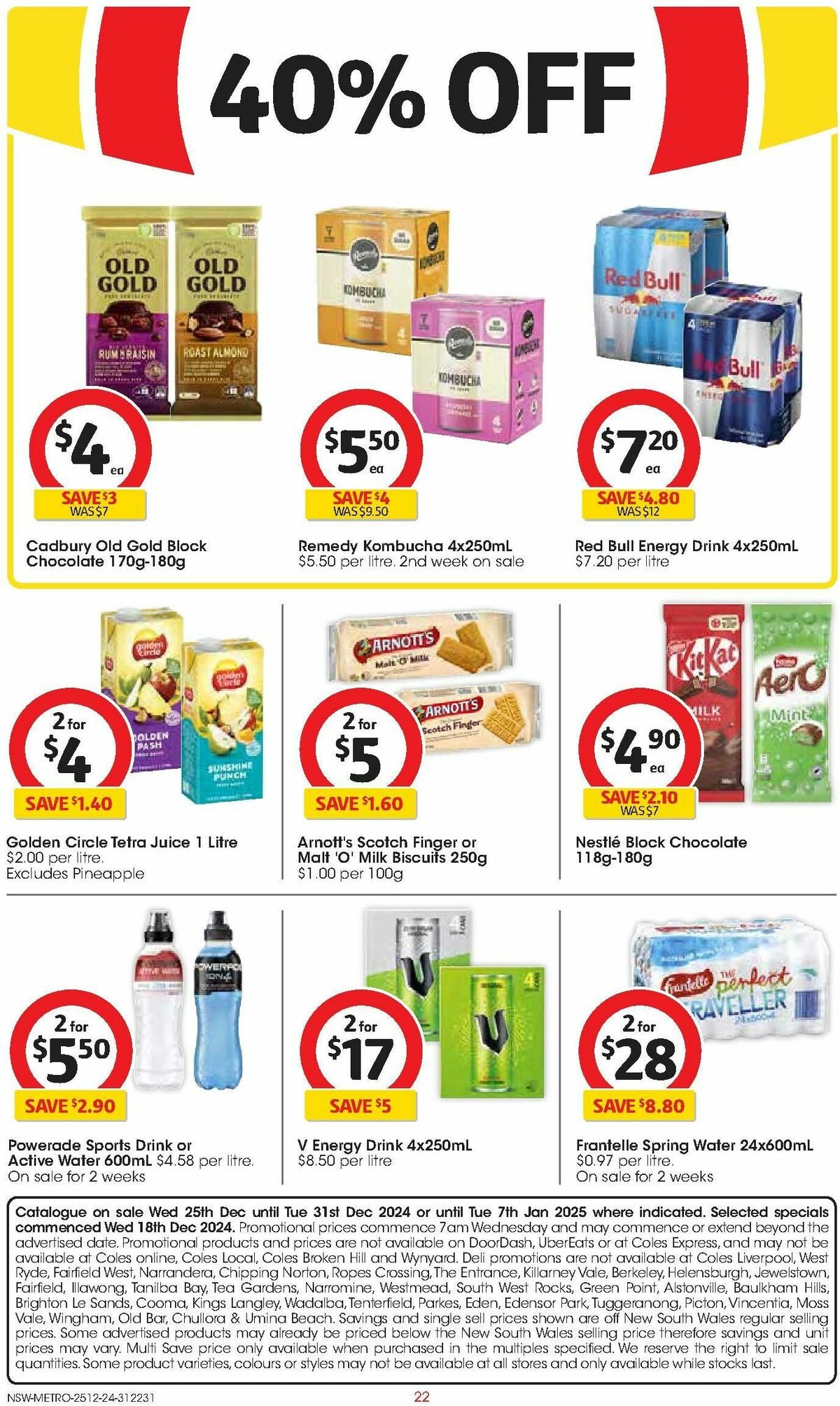 Coles Catalogues from 25 December