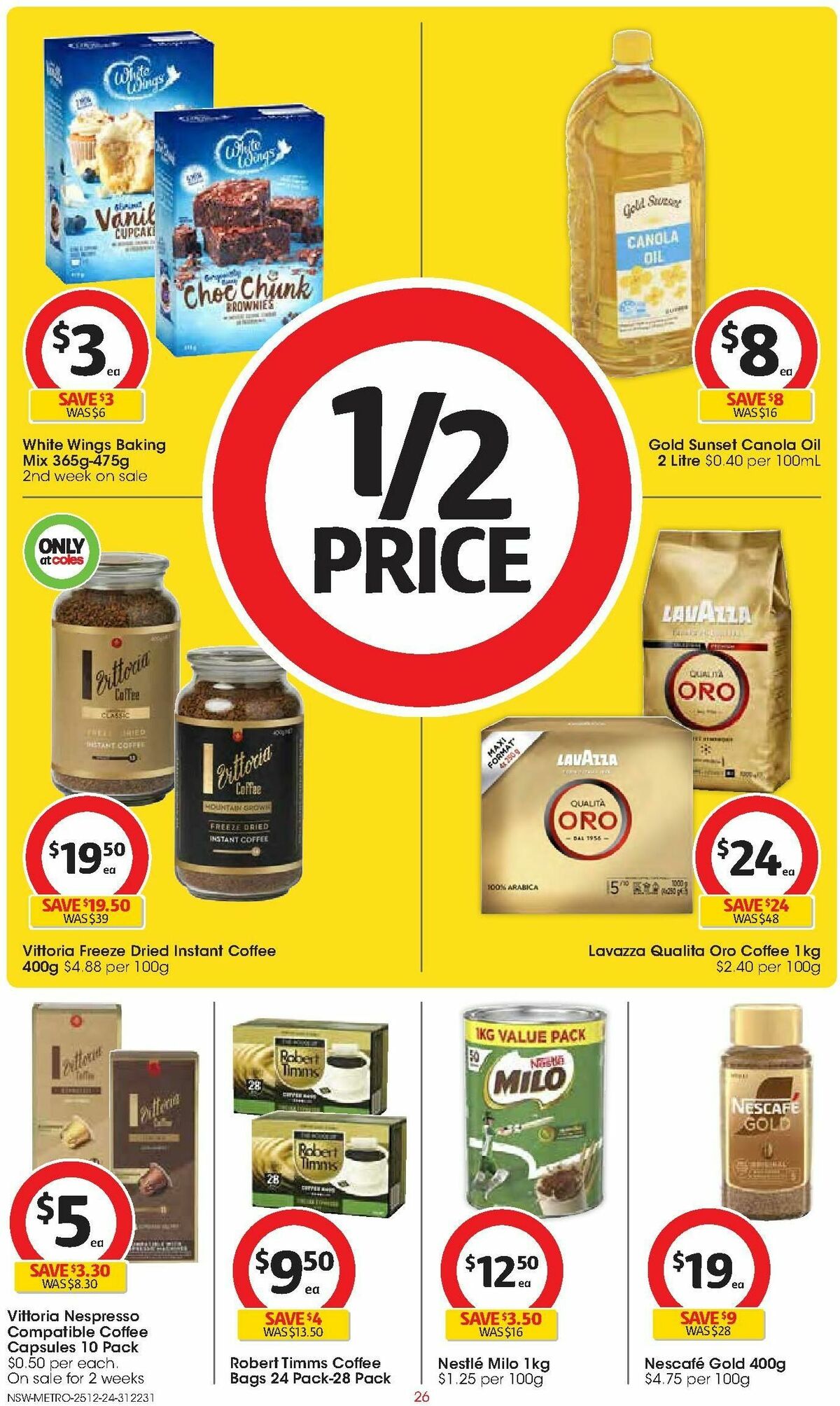 Coles Catalogues from 25 December