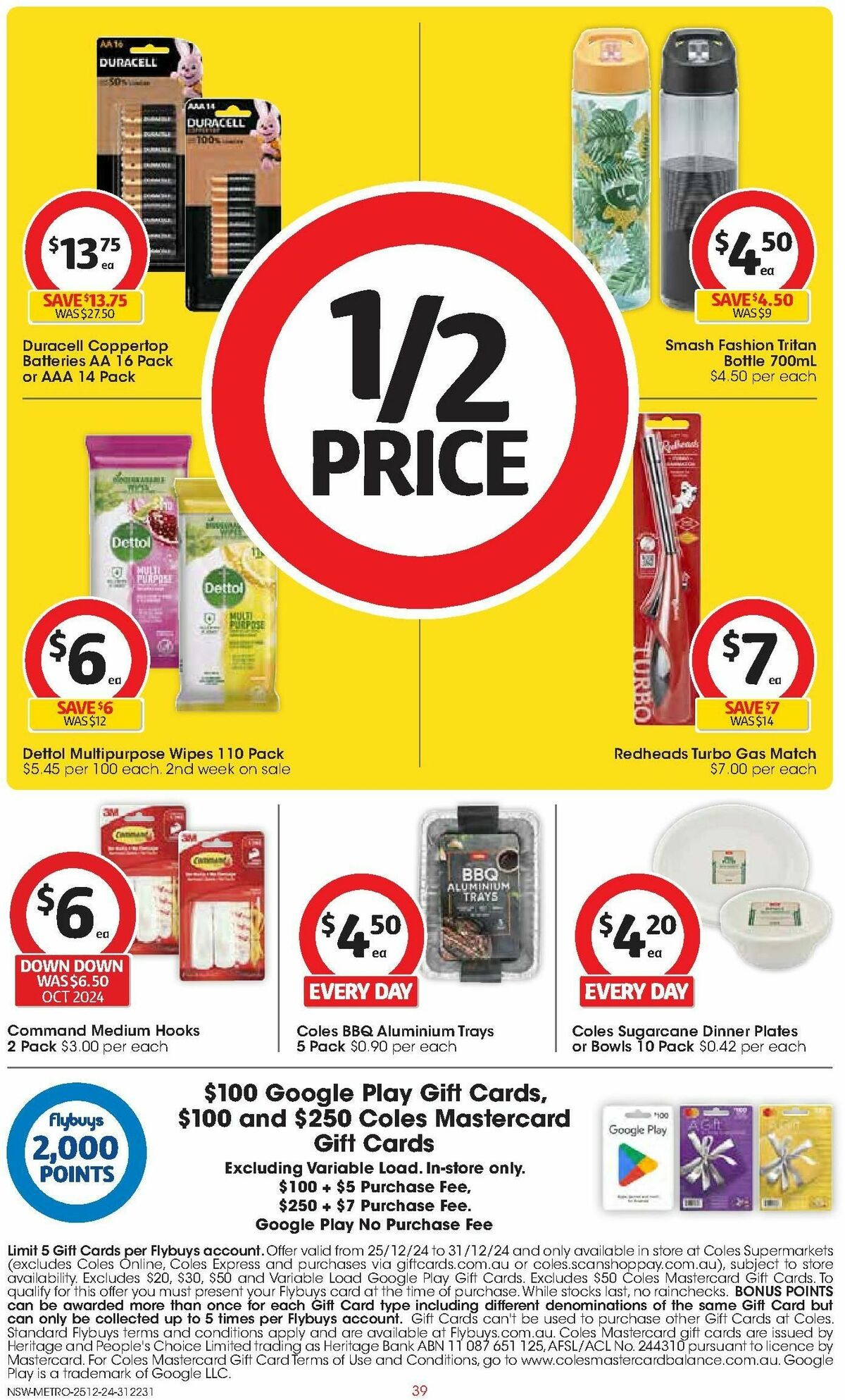 Coles Catalogues from 25 December