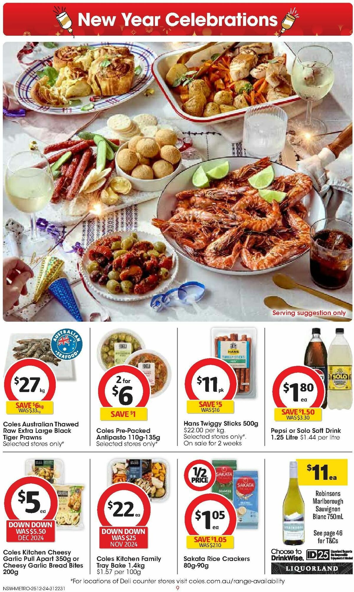 Coles Catalogues from 25 December