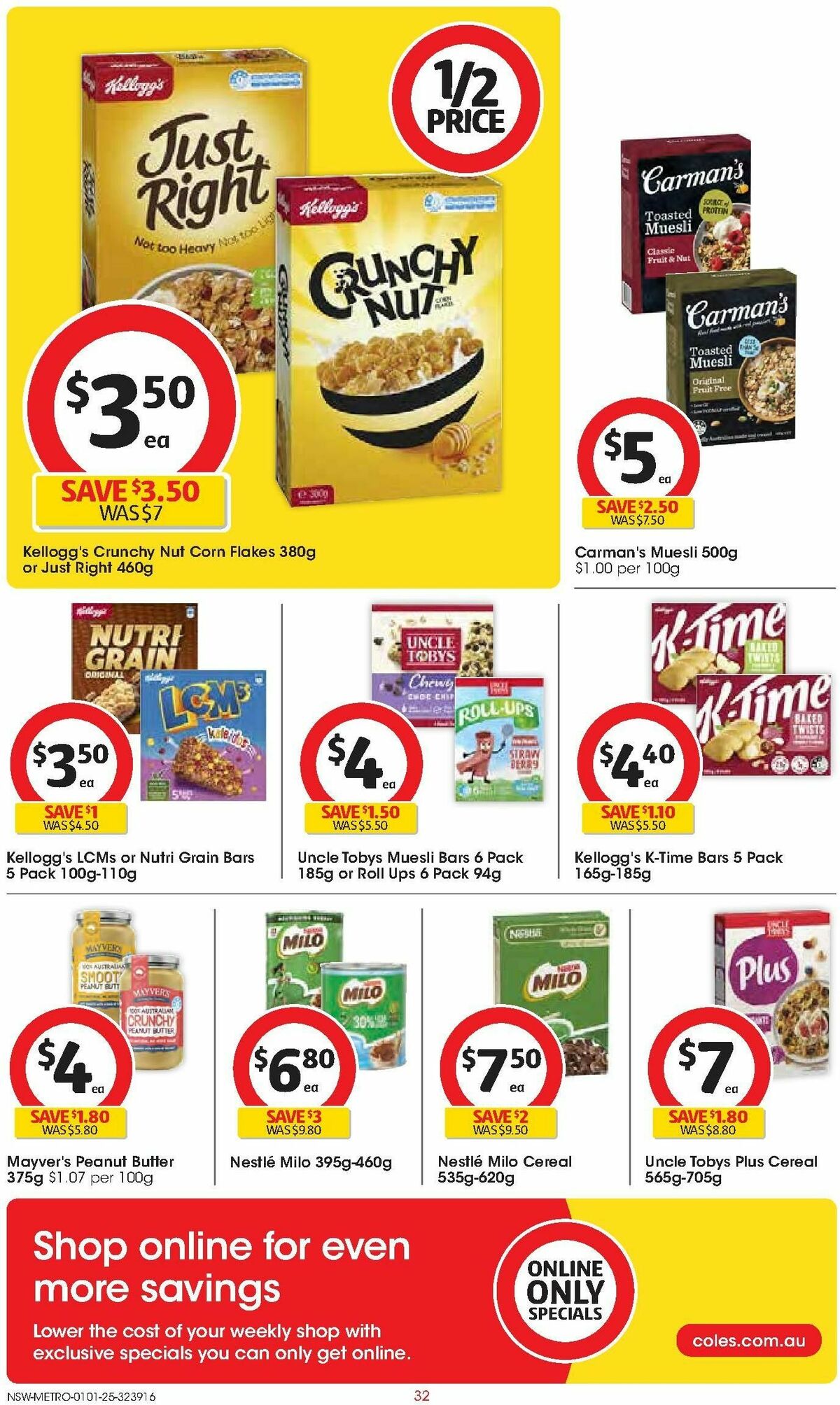 Coles Catalogues from 1 January