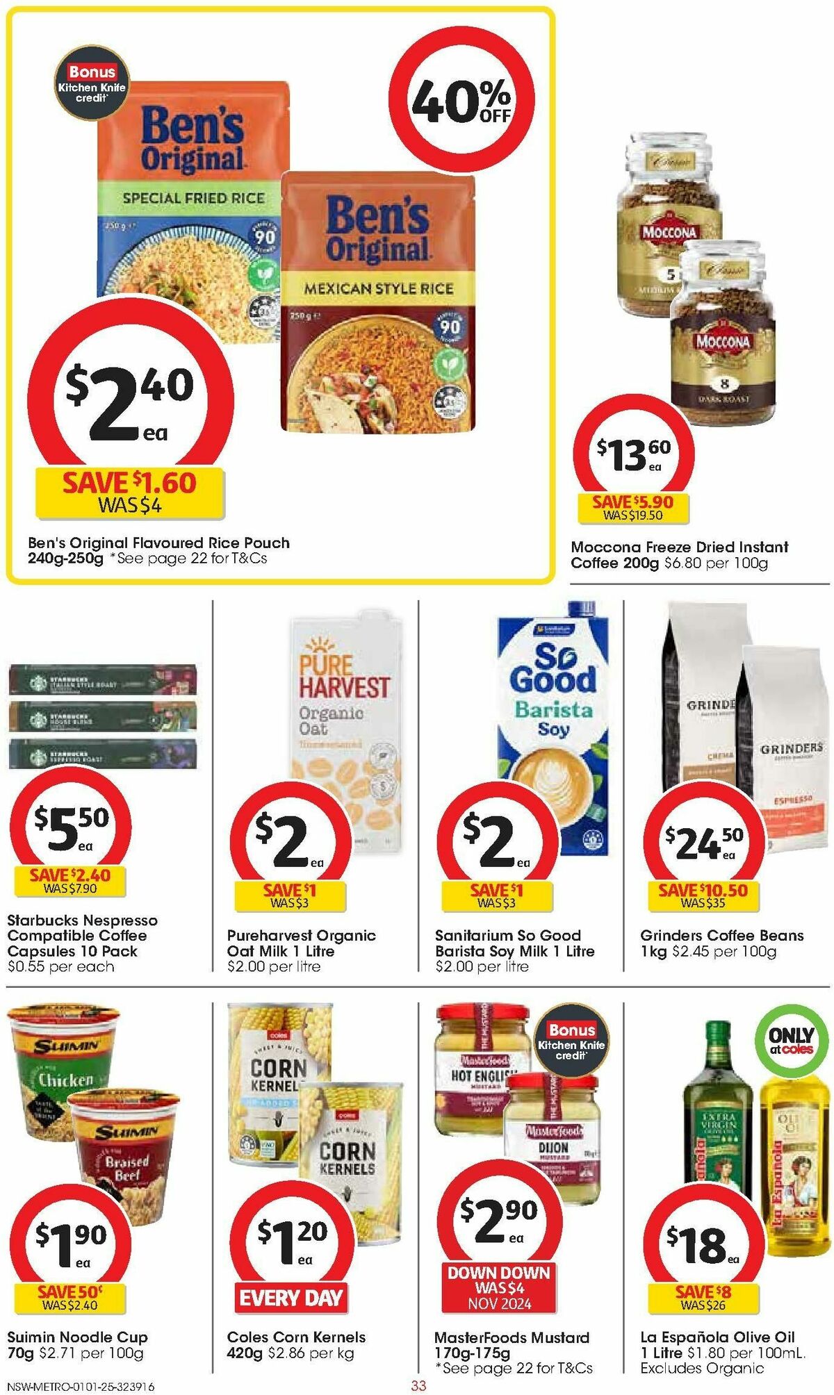 Coles Catalogues from 1 January