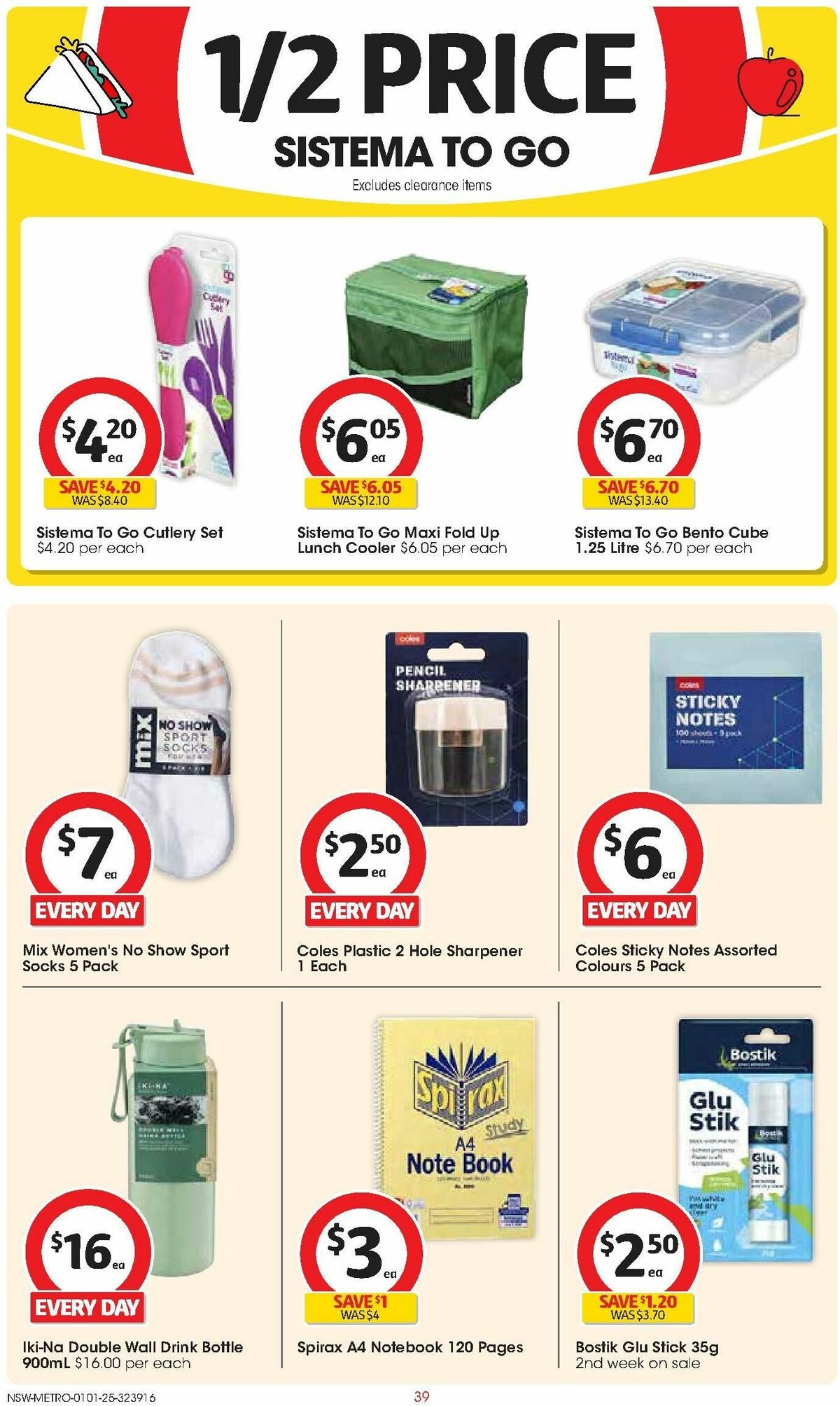 Coles Catalogues from 1 January