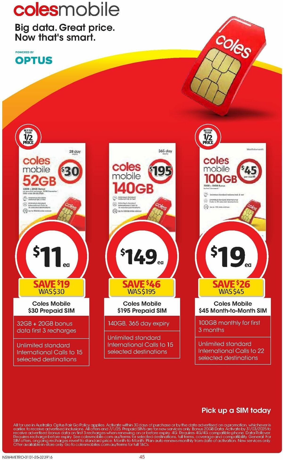 Coles Catalogues from 1 January