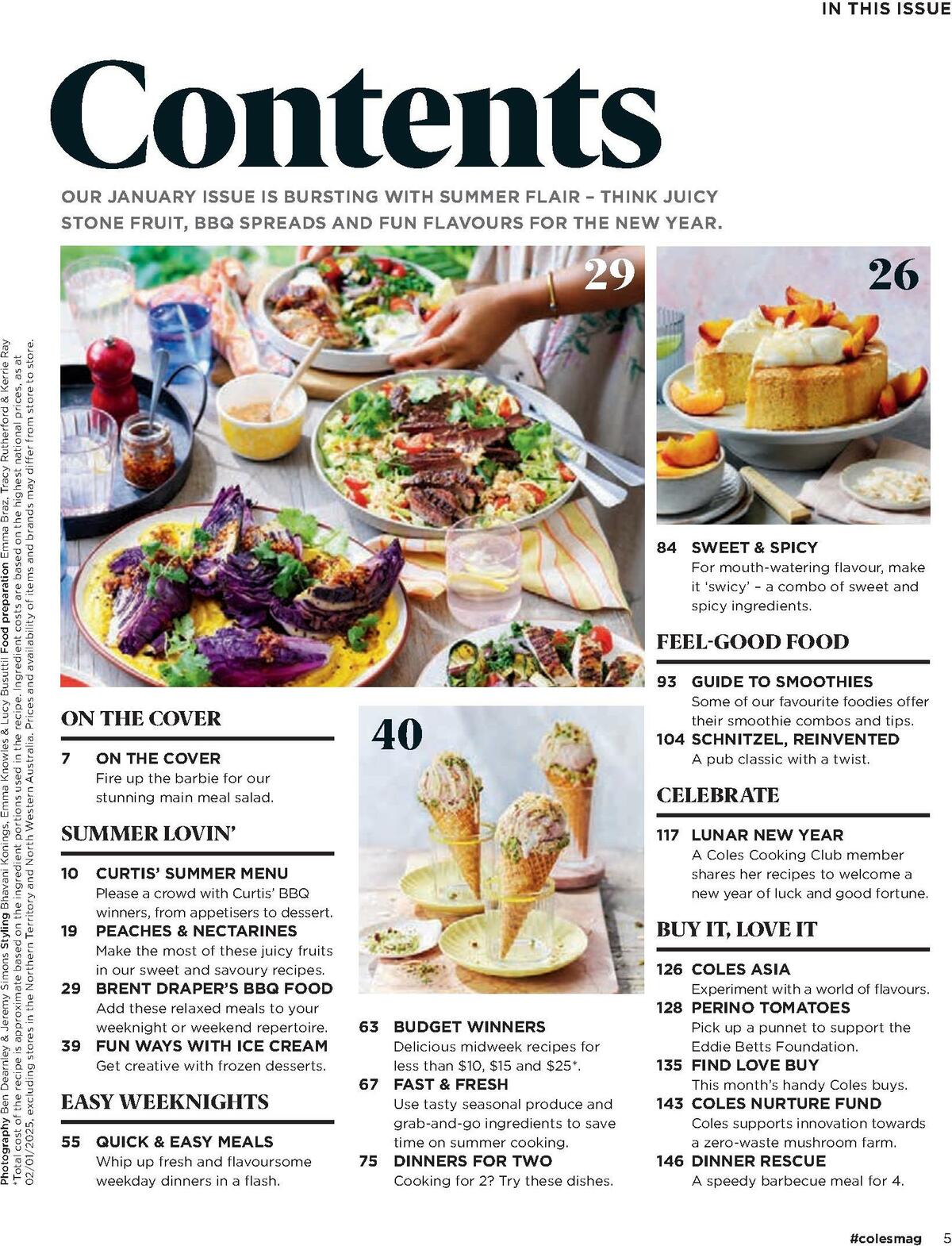 Coles Magazine January Catalogues from 1 January