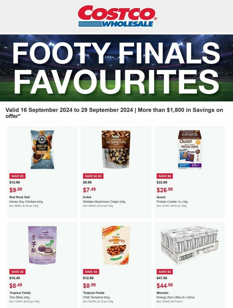 Costco Catalogues from 16 September