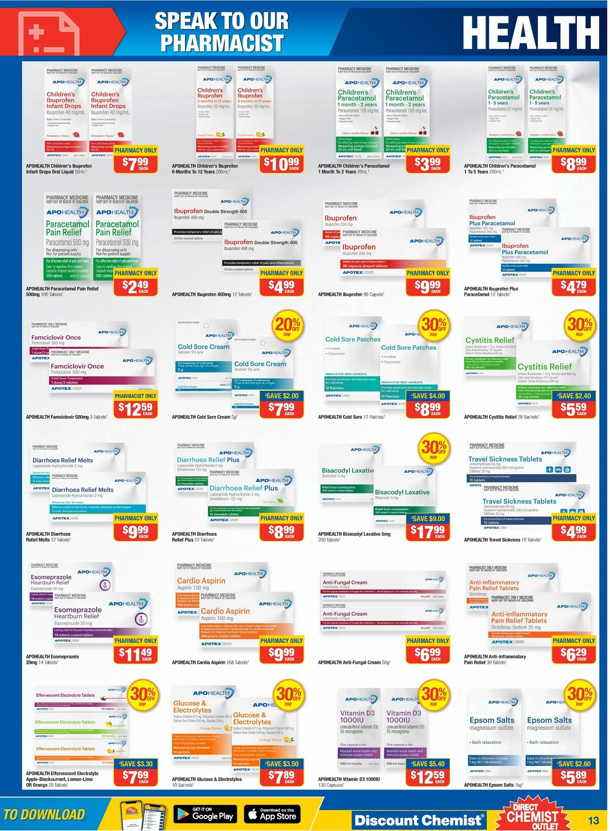 Direct Chemist Outlet Catalogues from 7 December