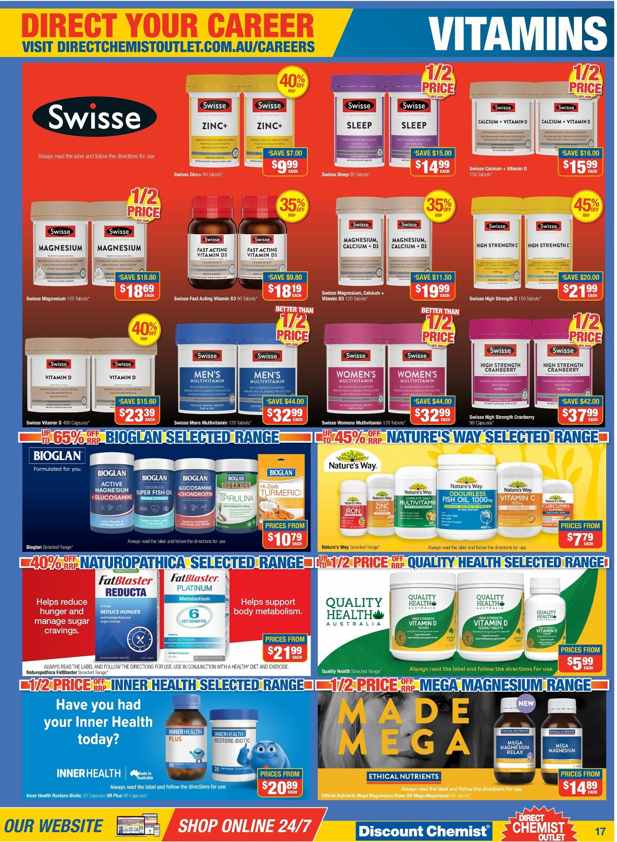 Direct Chemist Outlet Catalogues from 7 December