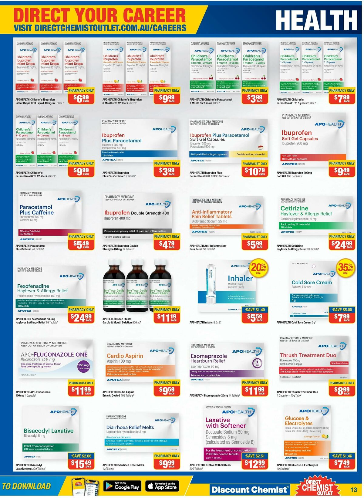 Direct Chemist Outlet Catalogues from 14 March