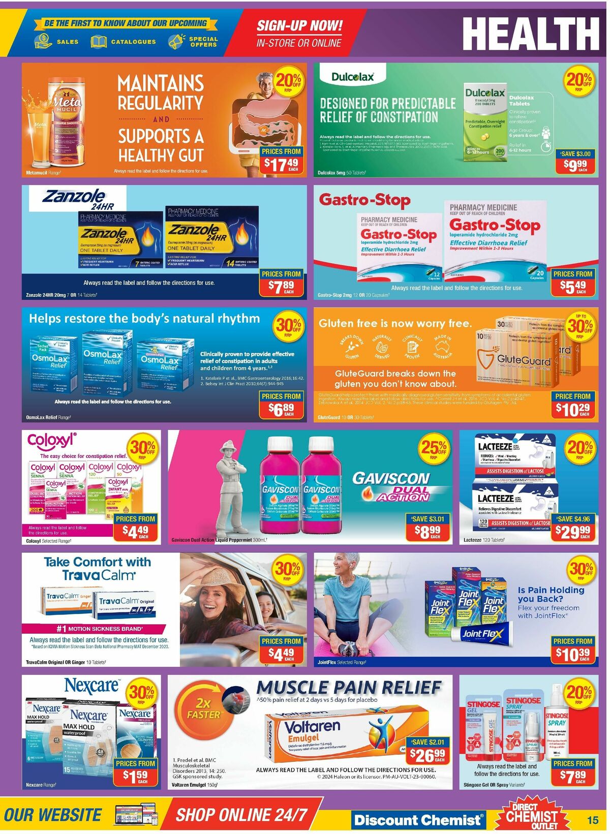 Direct Chemist Outlet Catalogues from 14 March