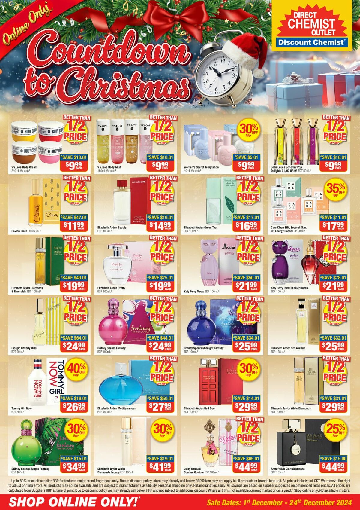 Direct Chemist Outlet Catalogues from 1 December