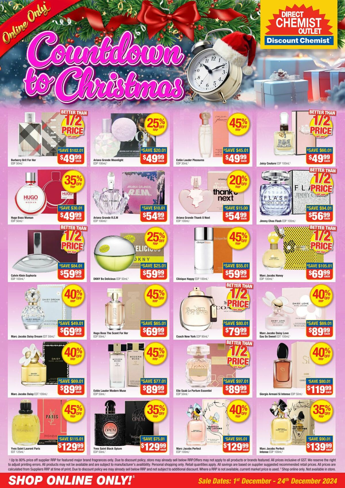 Direct Chemist Outlet Catalogues from 1 December