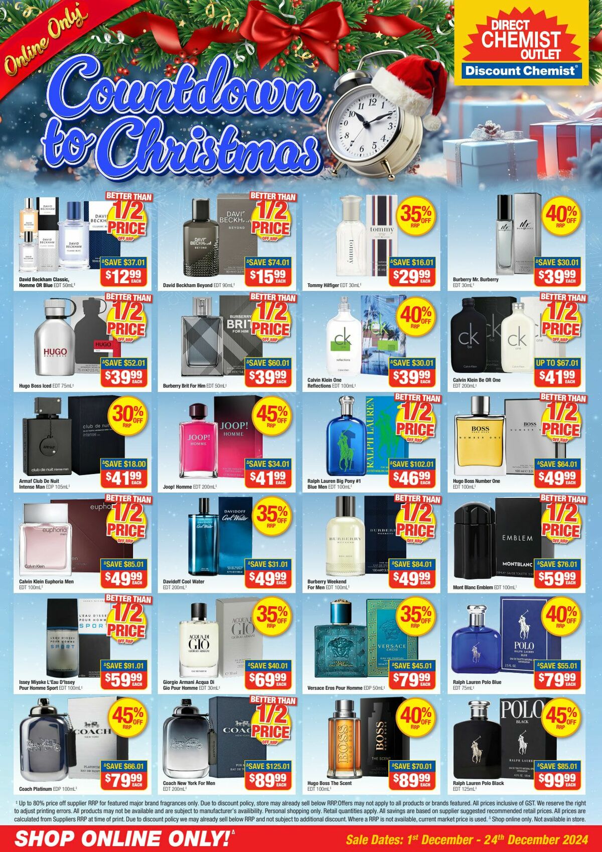 Direct Chemist Outlet Catalogues from 1 December