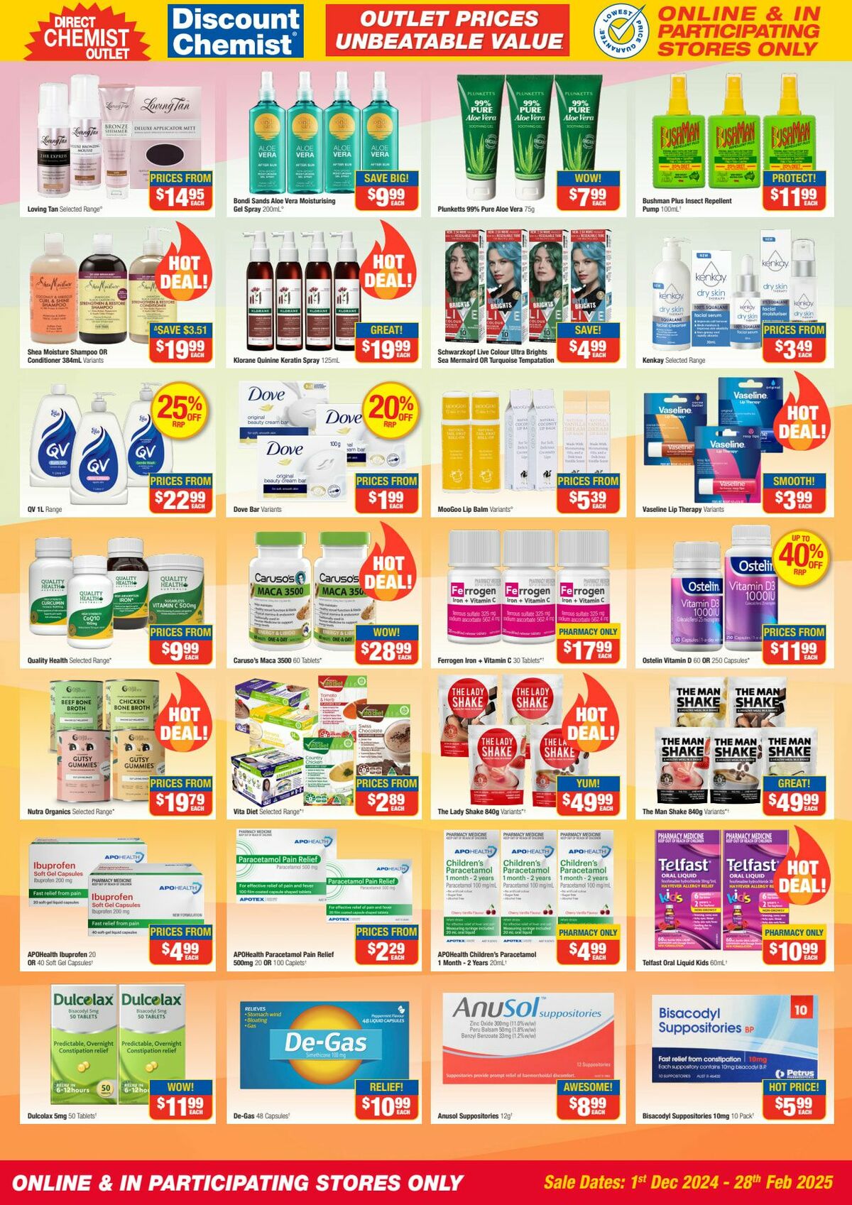 Direct Chemist Outlet Catalogues from 1 December