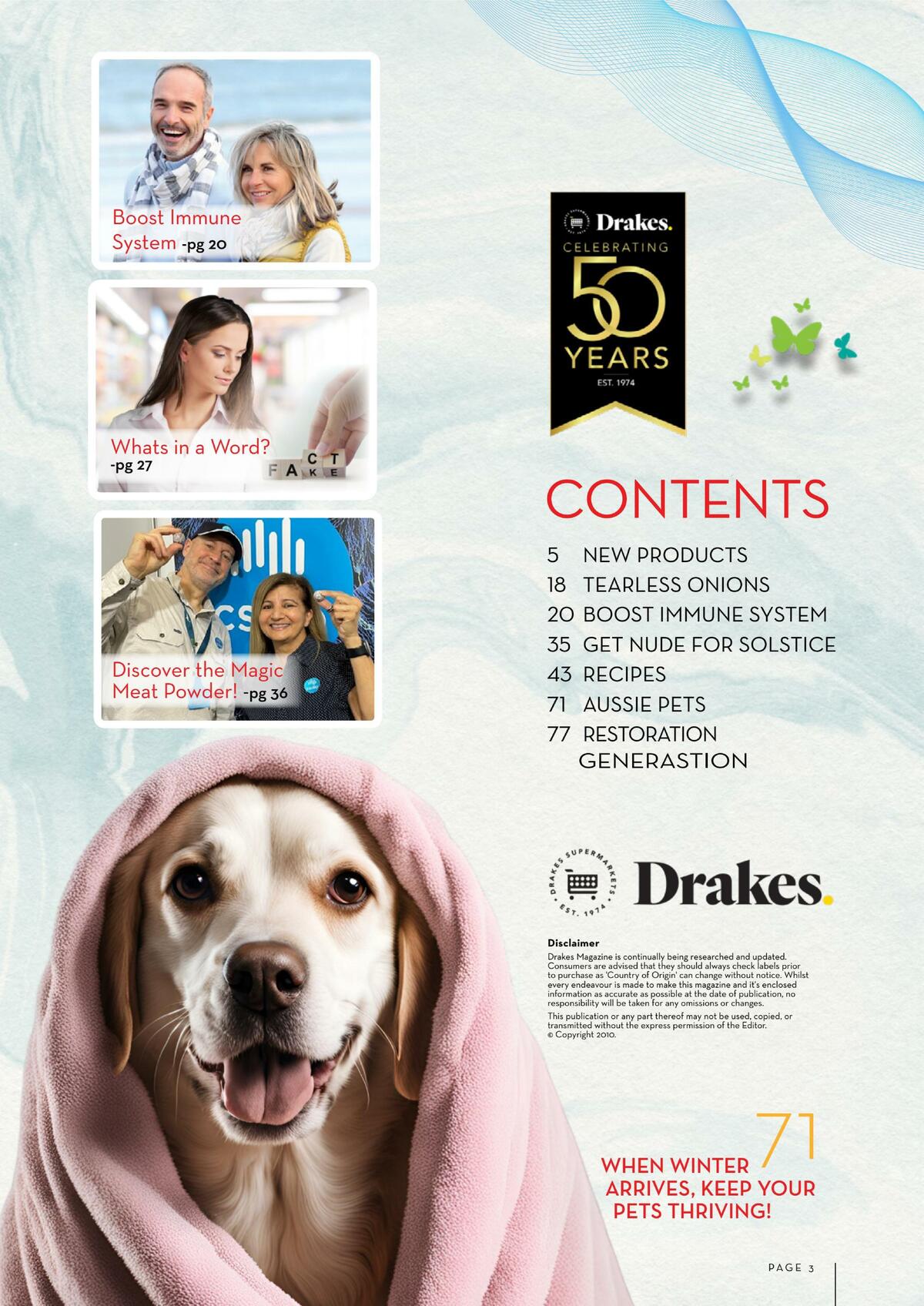 Drakes Winter Catalogues from 1 June