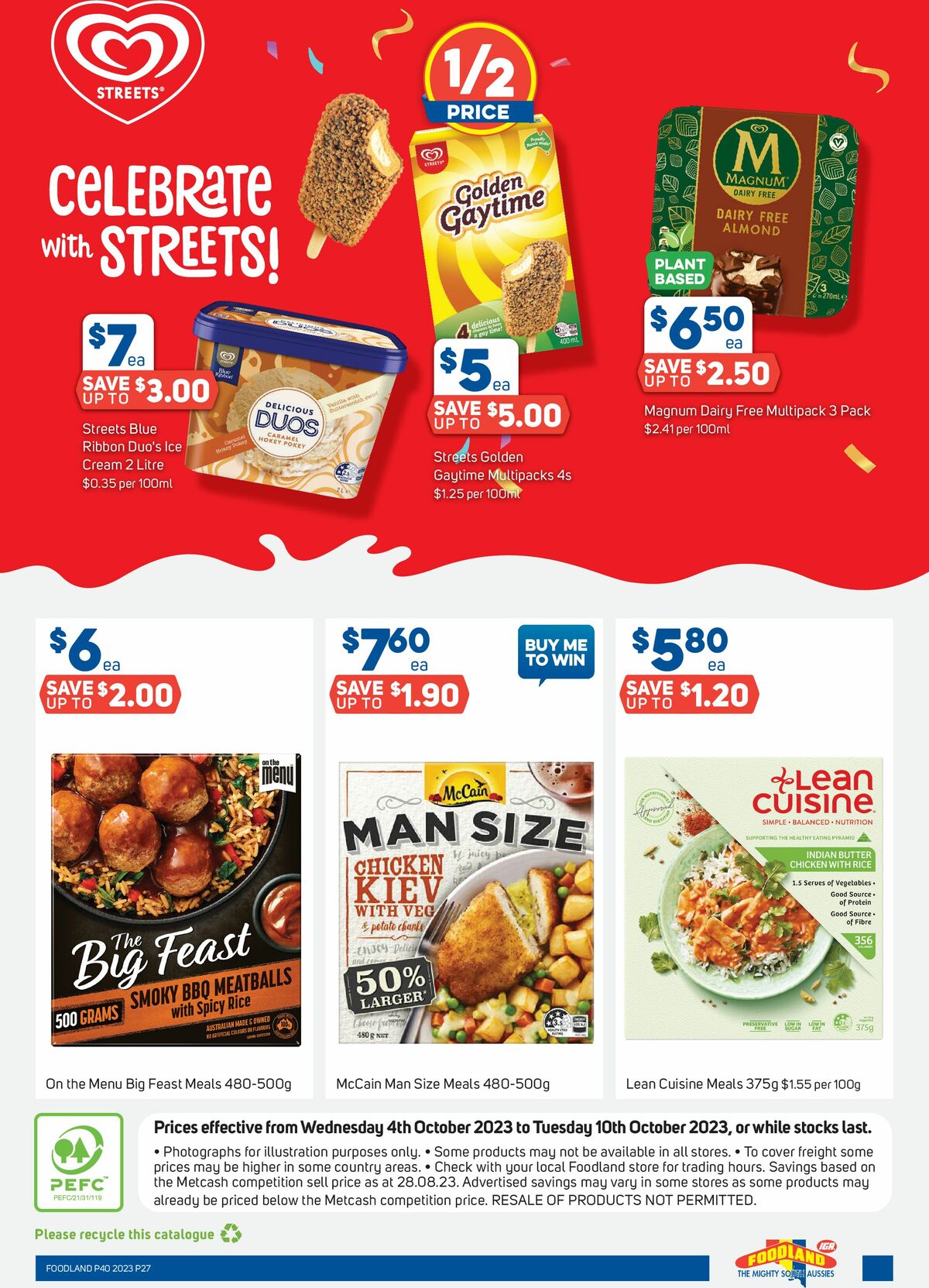 Foodland Catalogues from 4 October