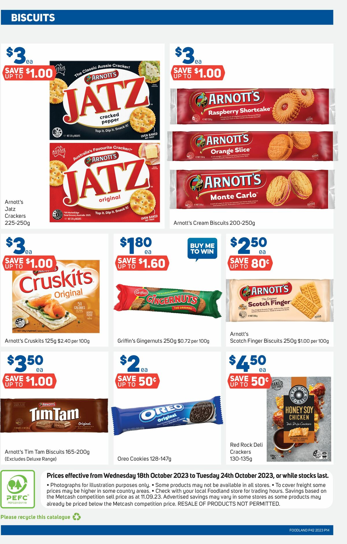 Foodland Catalogues from 18 October