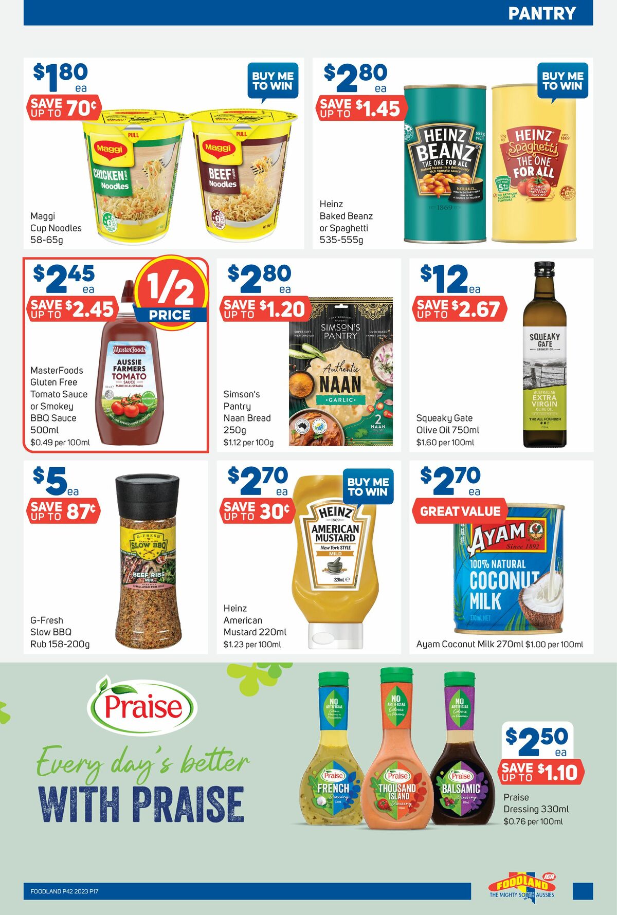 Foodland Catalogues from 18 October