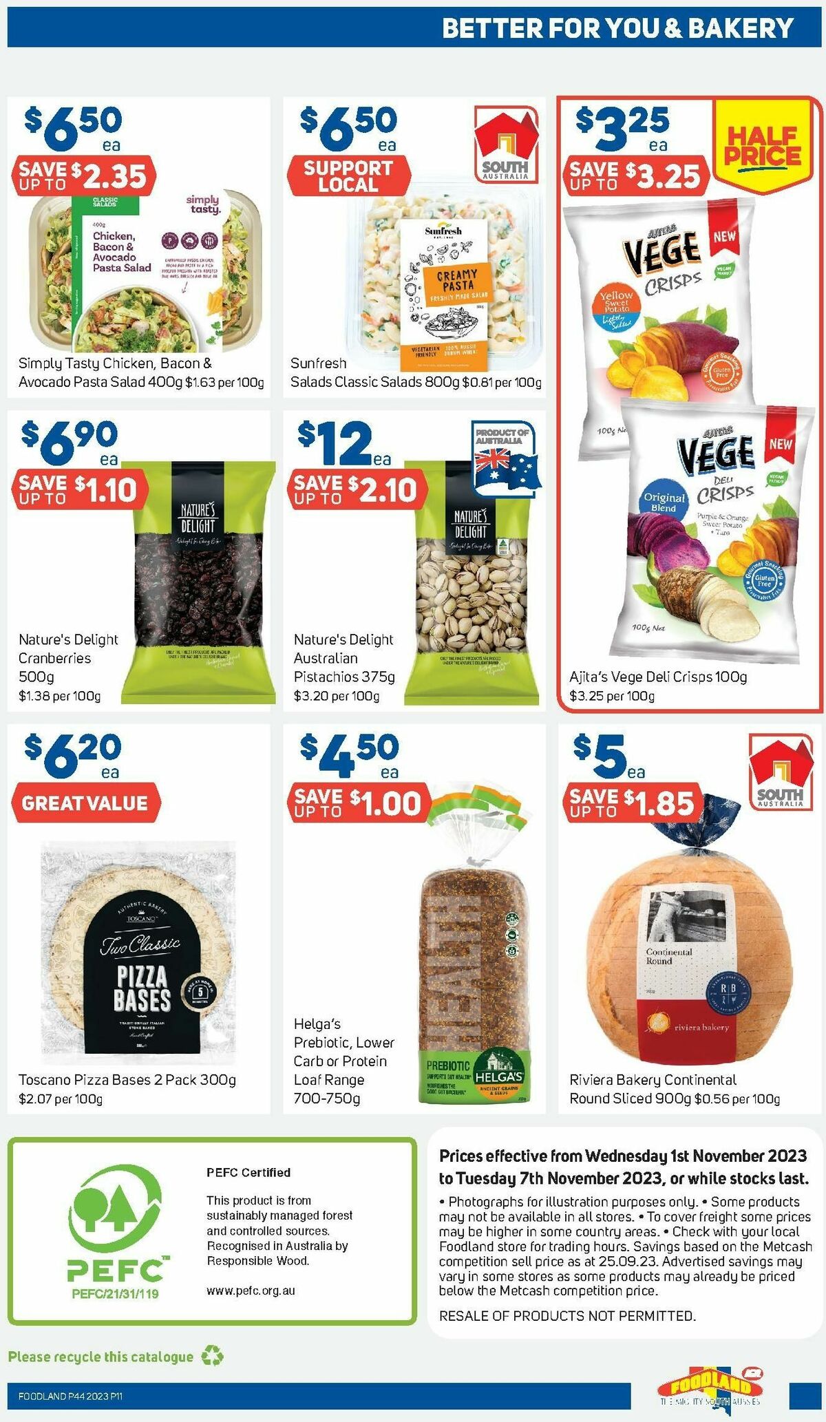 Foodland Catalogues from 1 November