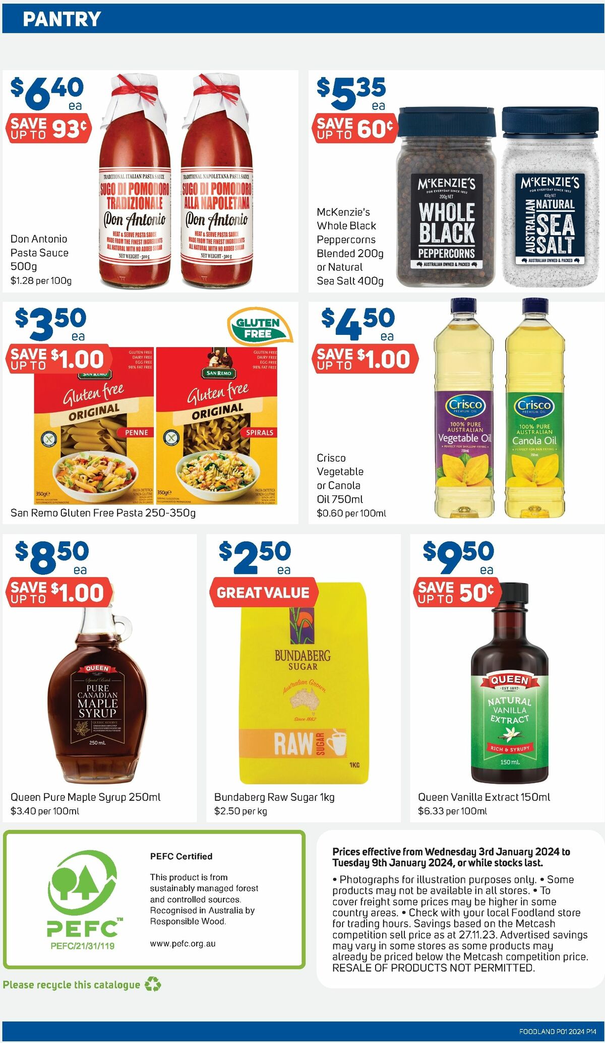 Foodland Catalogues from 3 January