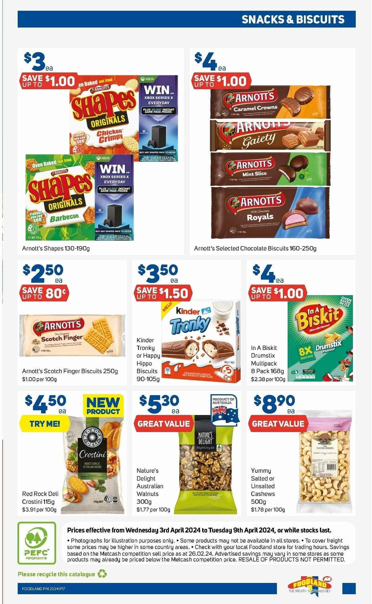 Foodland Catalogues from 3 April