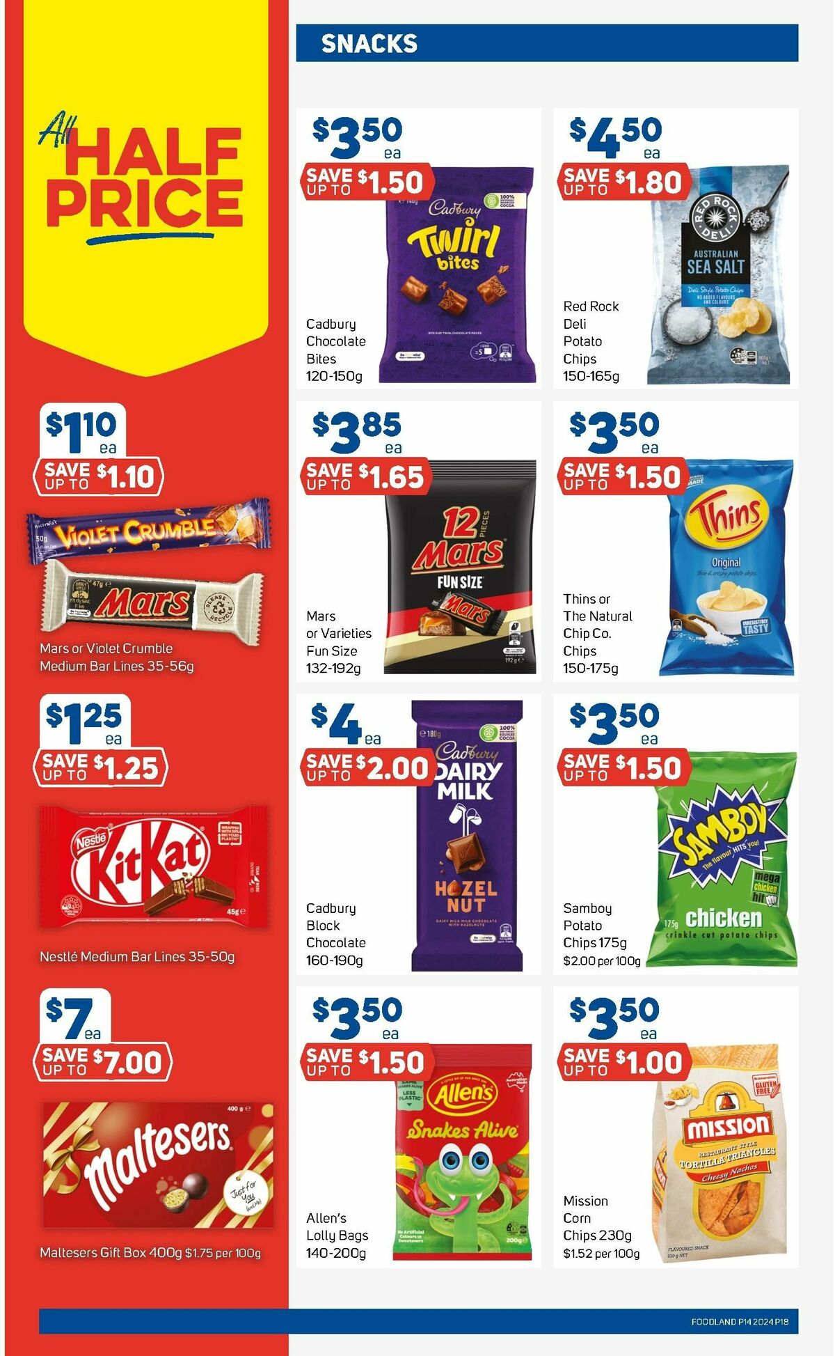 Foodland Catalogues from 3 April