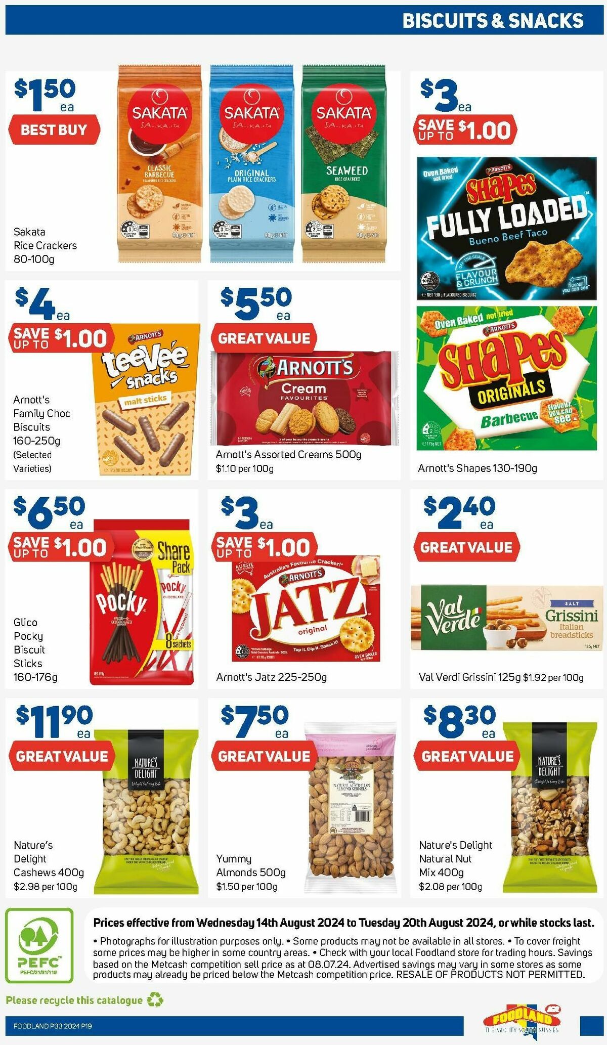 Foodland Catalogues from 14 August