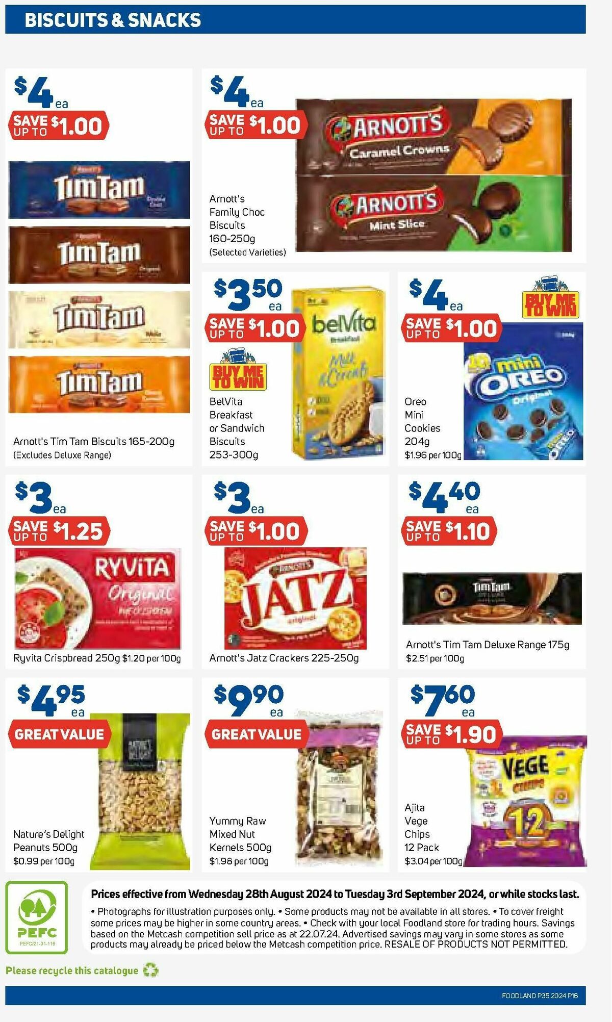 Foodland Catalogues from 28 August