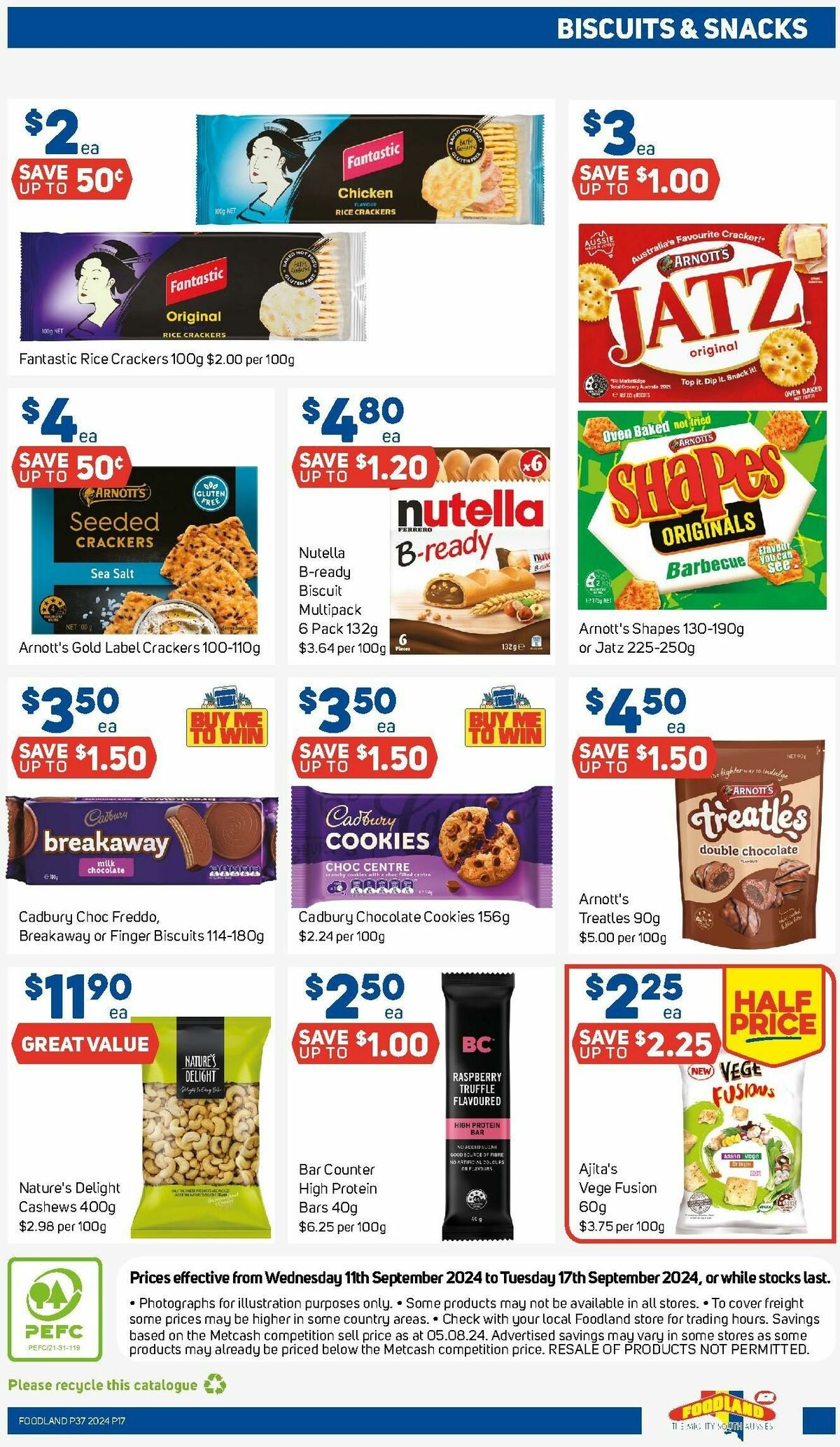 Foodland Catalogues from 11 September