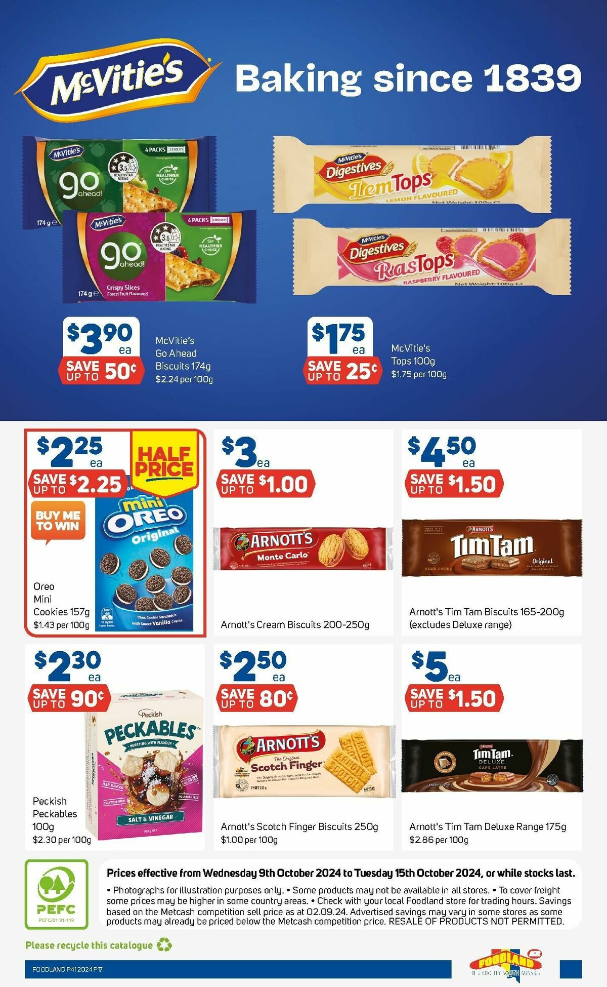 Foodland Catalogues from 9 October