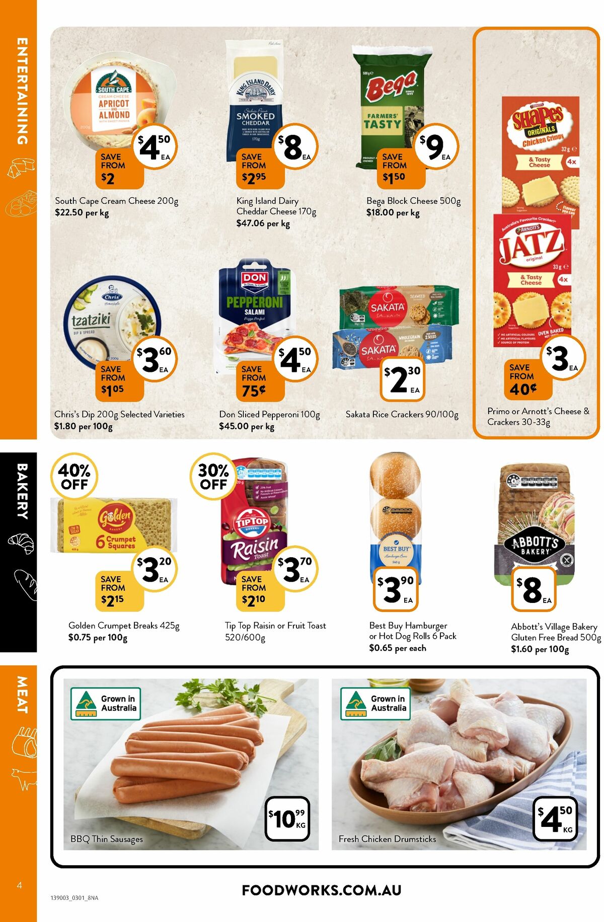 FoodWorks Catalogues from 3 January