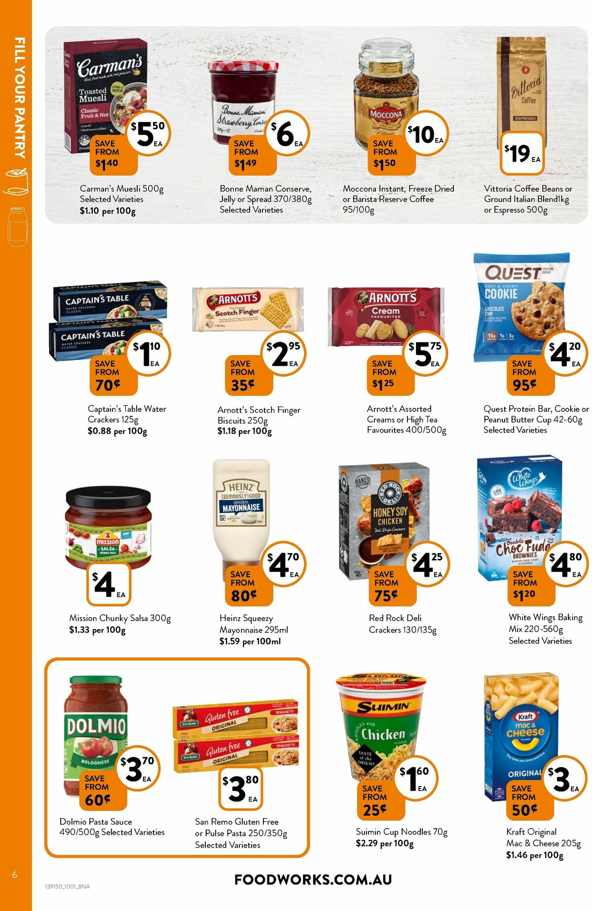 FoodWorks Catalogues from 10 January