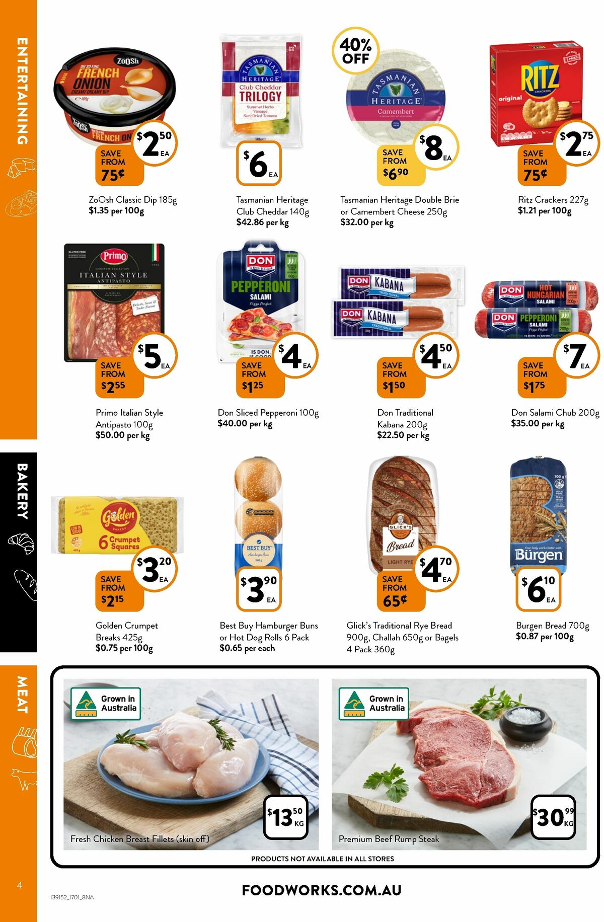 FoodWorks Catalogues from 17 January