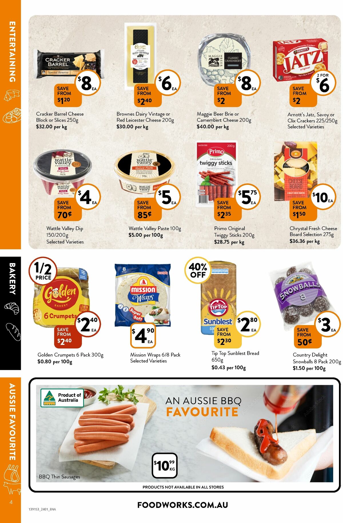 FoodWorks Catalogues from 24 January