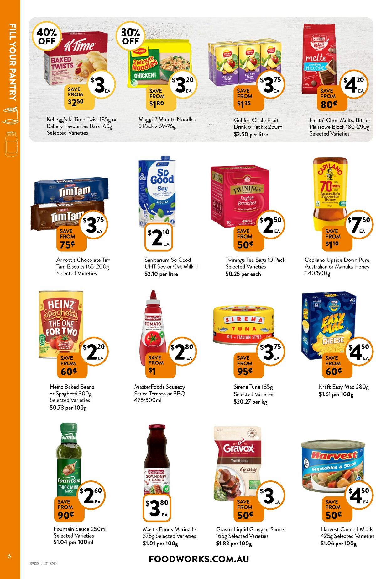 FoodWorks Supermarket Catalogues from 24 January