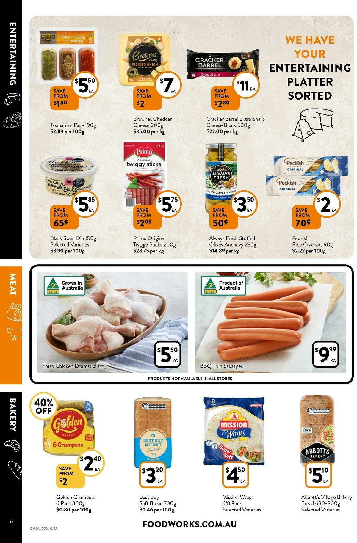 FoodWorks Catalogues from 15 May