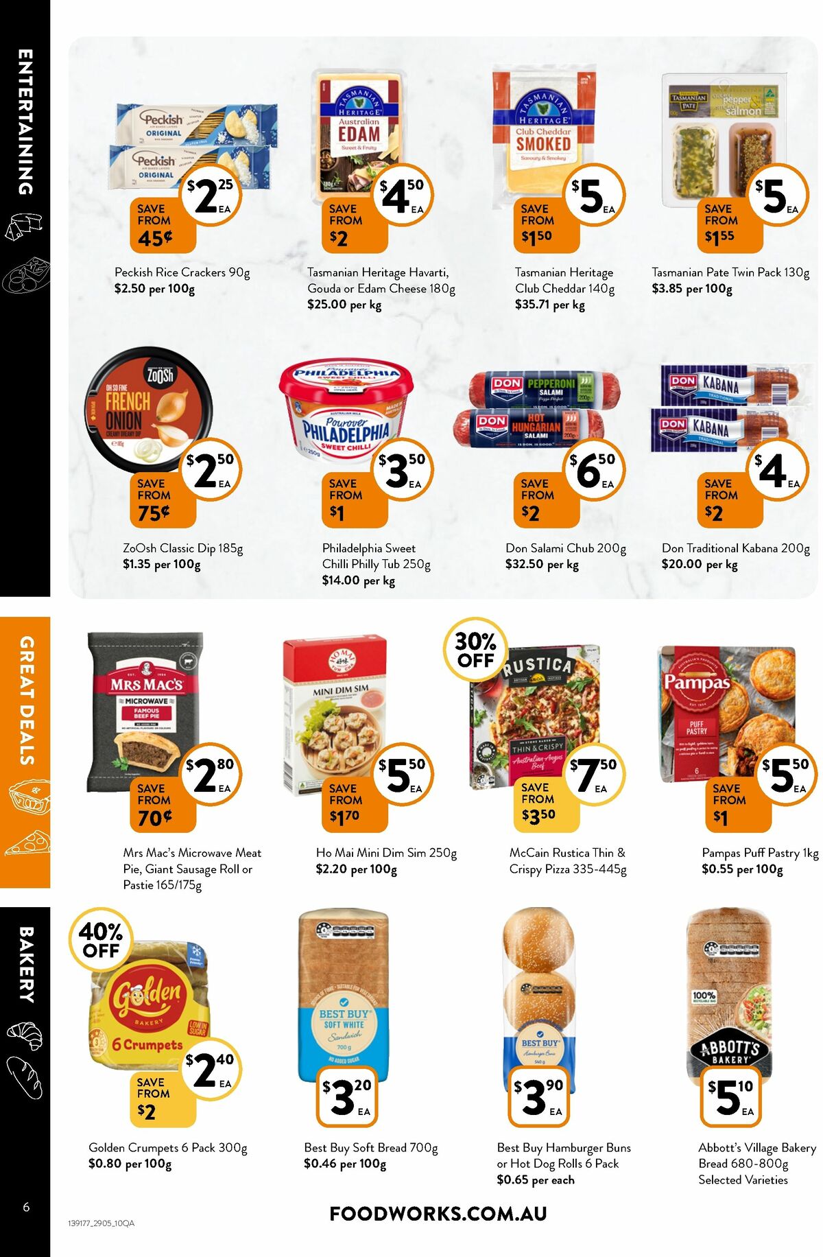 FoodWorks Catalogues from 29 May