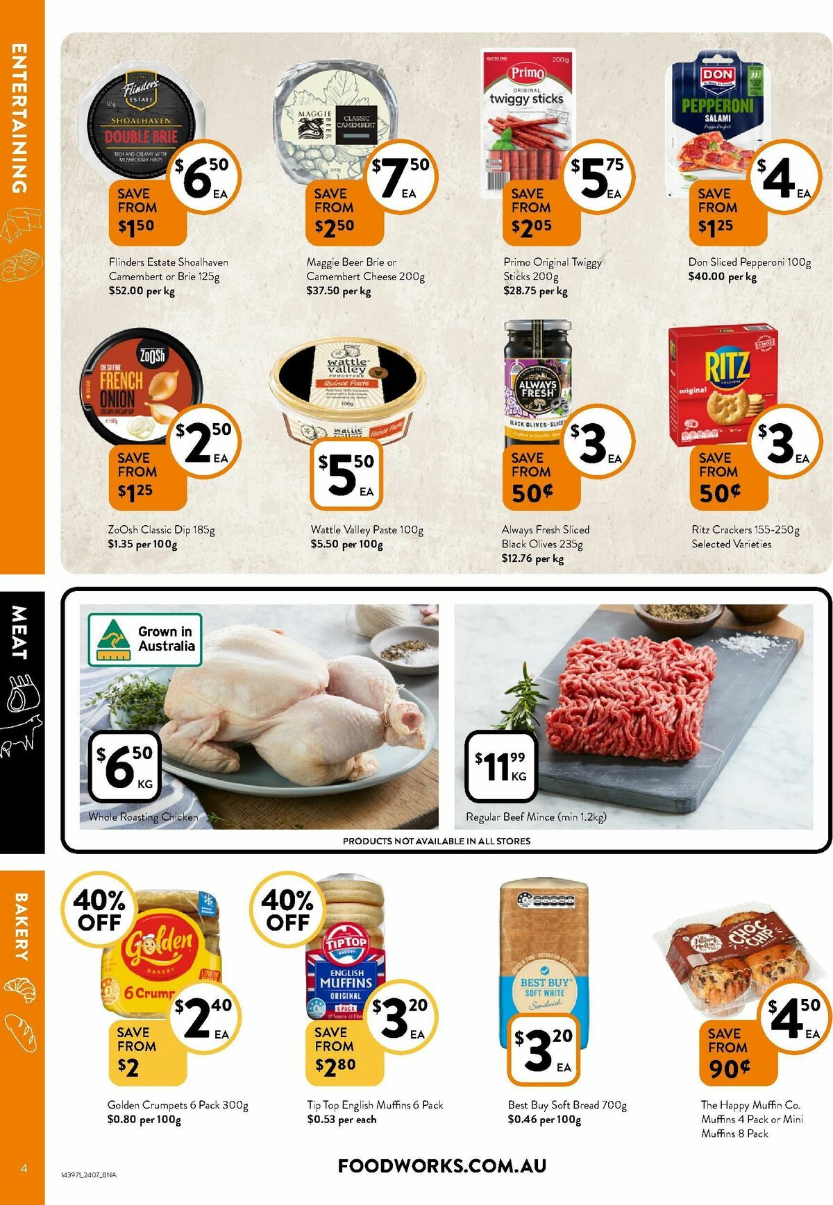 FoodWorks Catalogues from 24 July